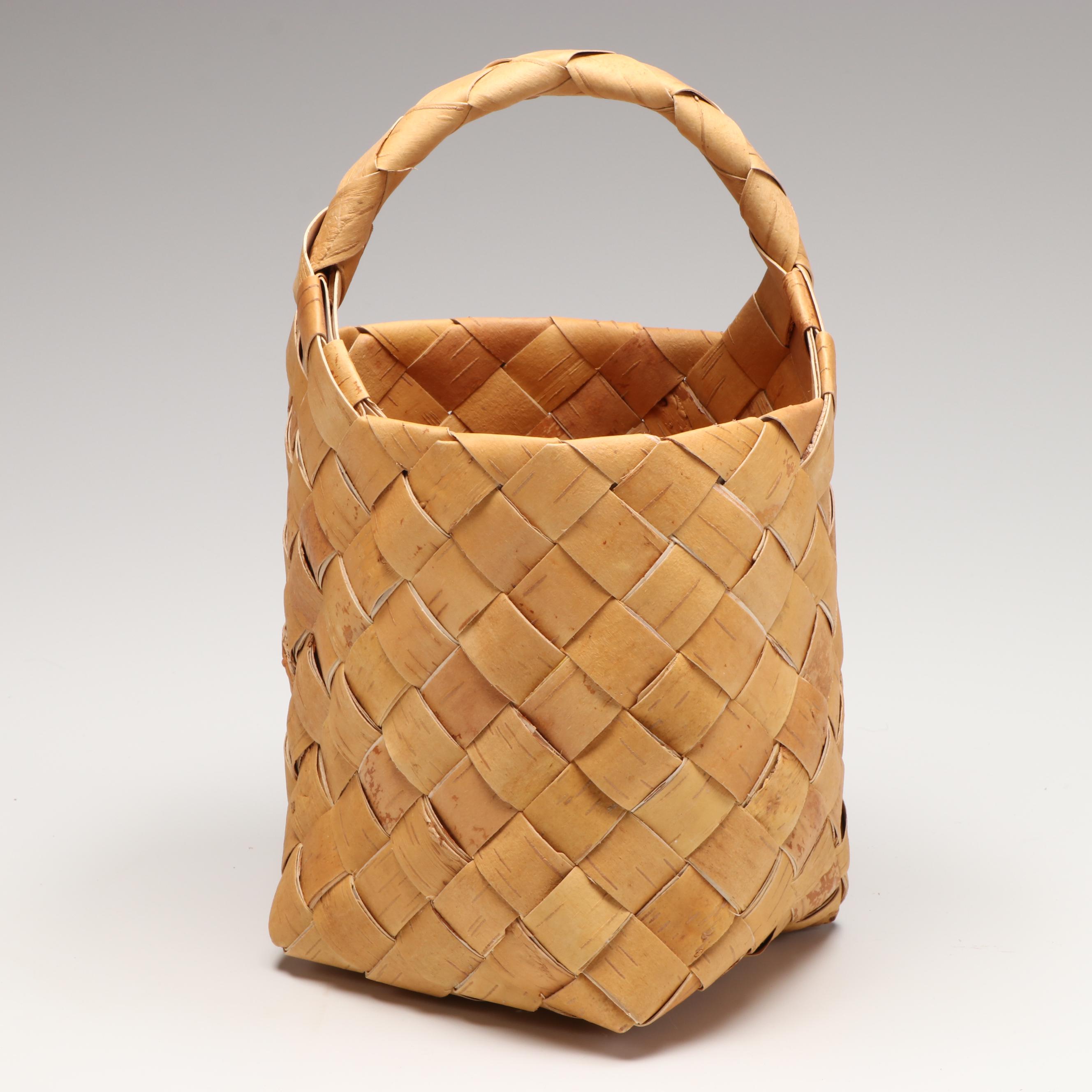 Russian Willow and Birch Bark Baskets