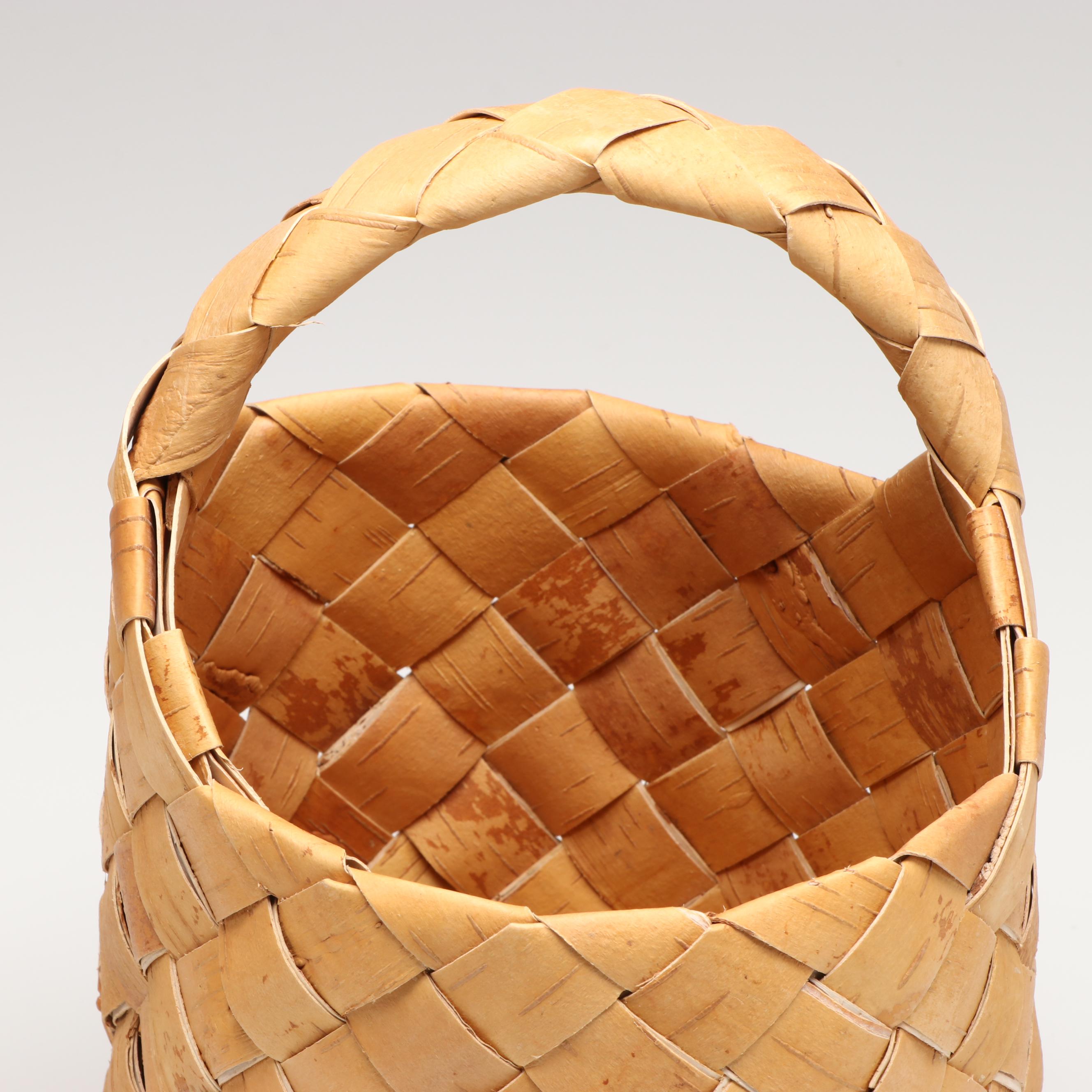 Russian Willow and Birch Bark Baskets