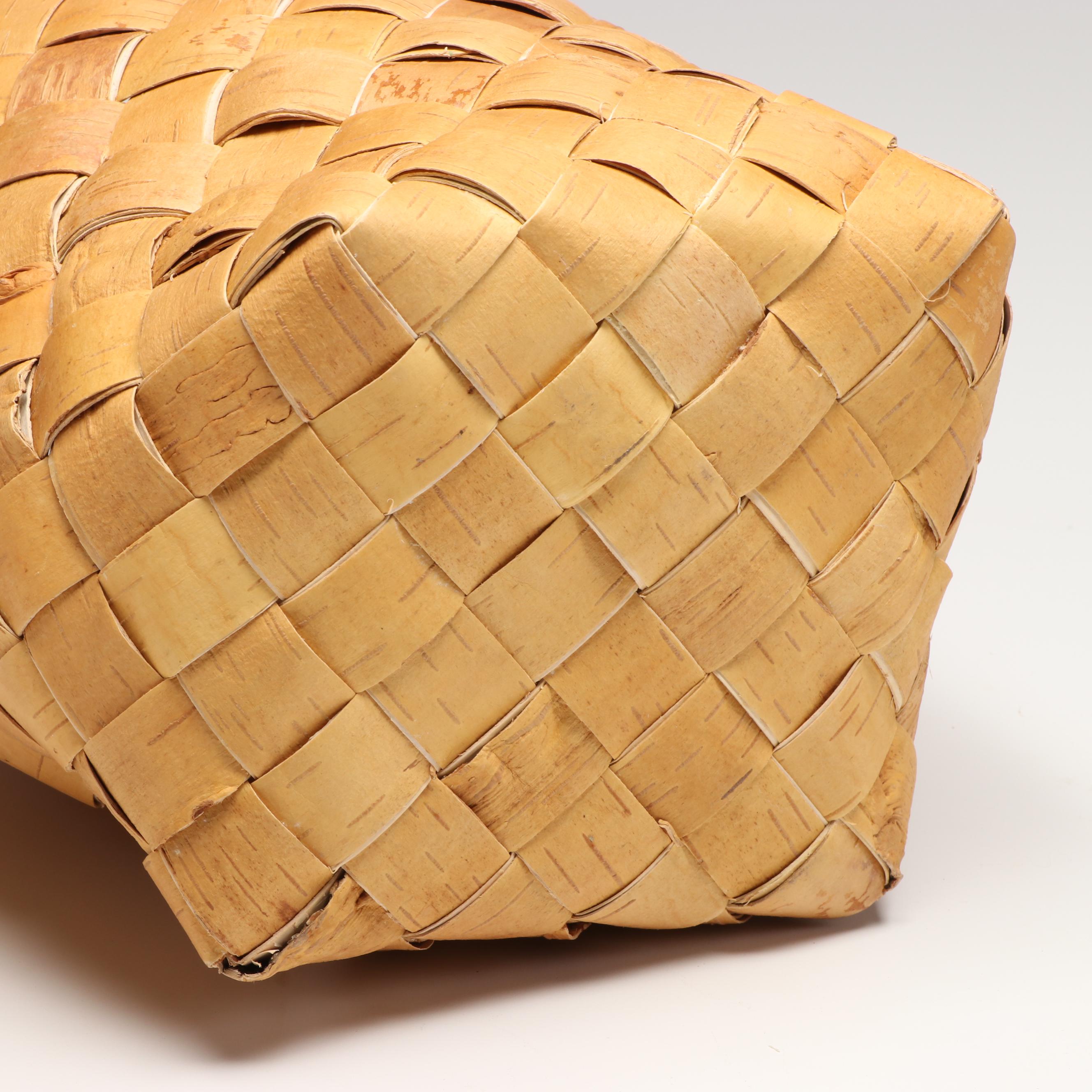 Russian Willow and Birch Bark Baskets