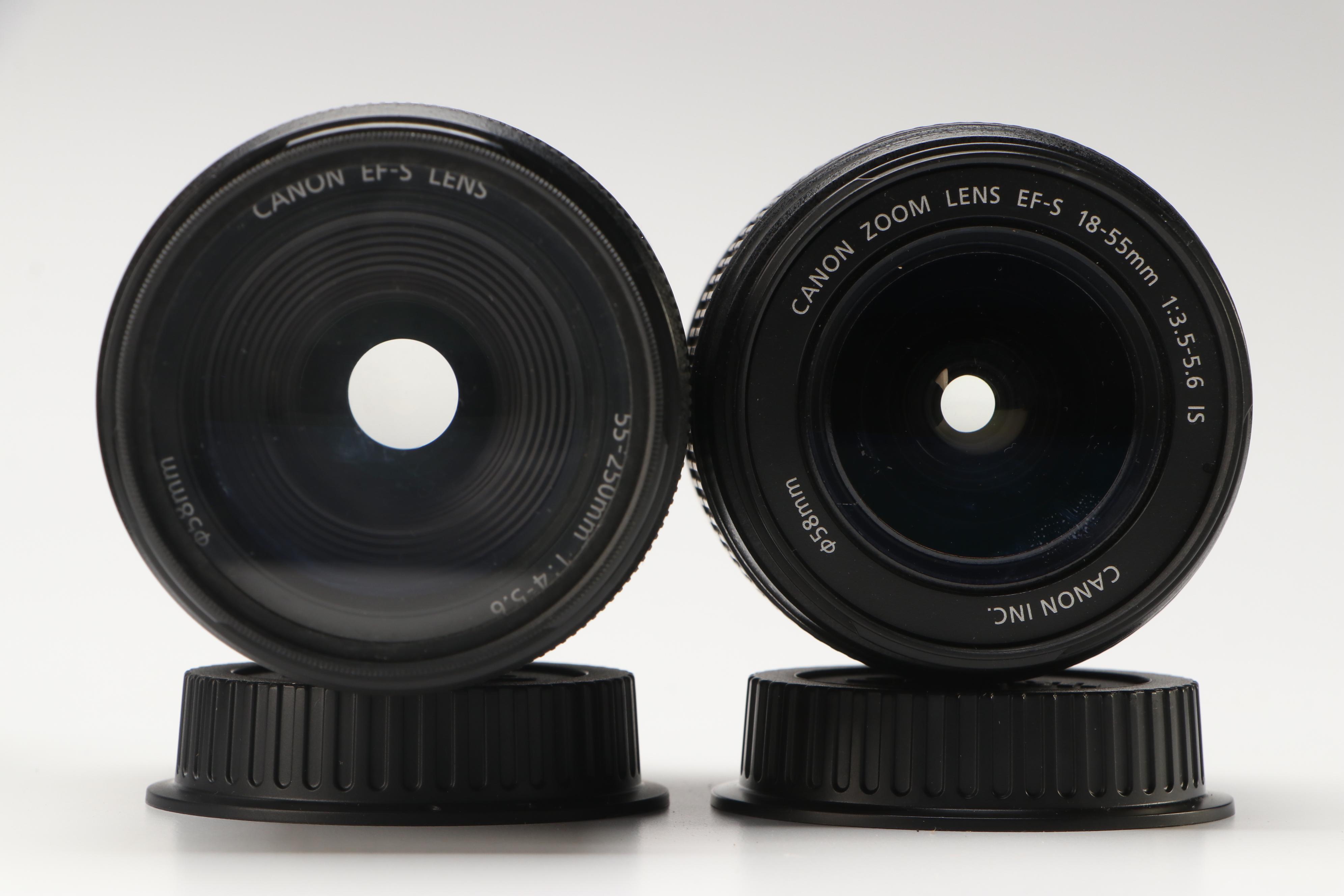 Canon Rebel T1i with Camera Bag and Accessories