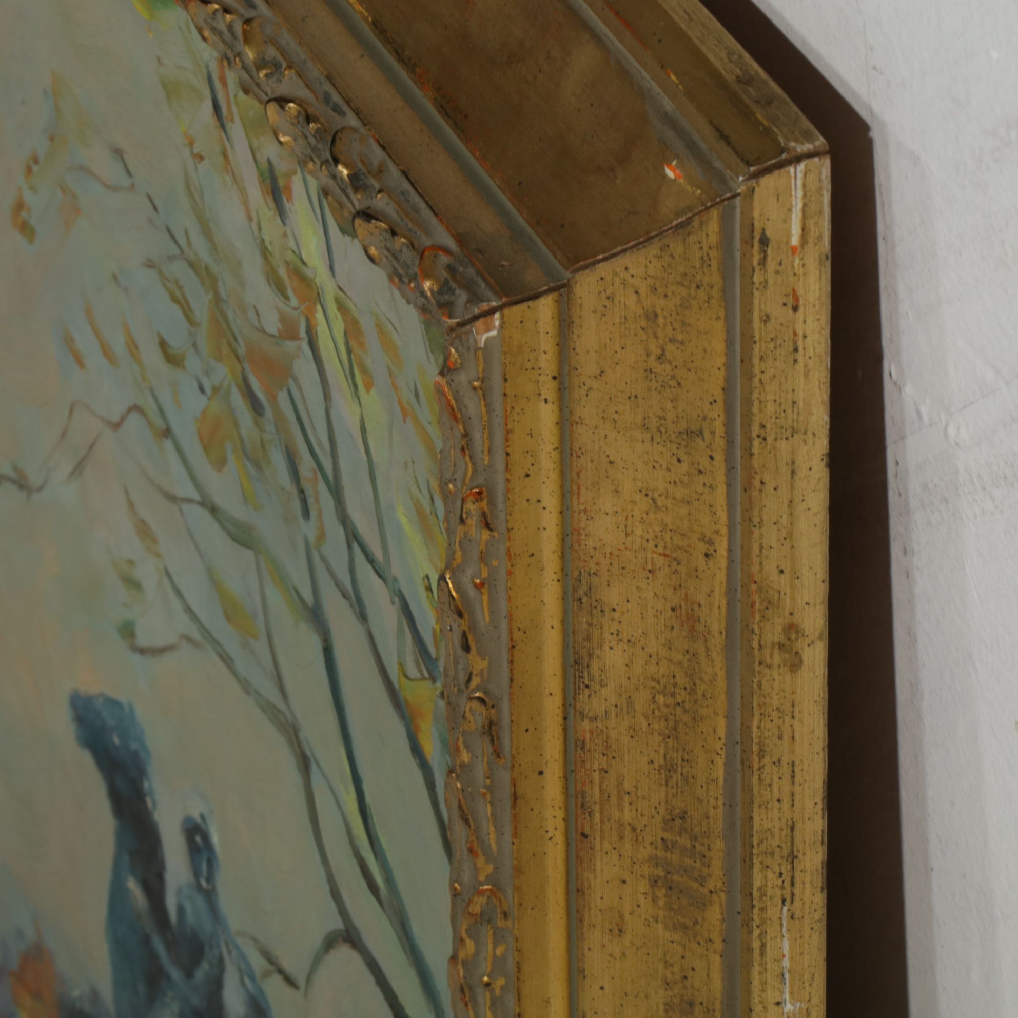 Impressionist Parisian Landscape Oil Painting In The Style of Antoine Blanchard