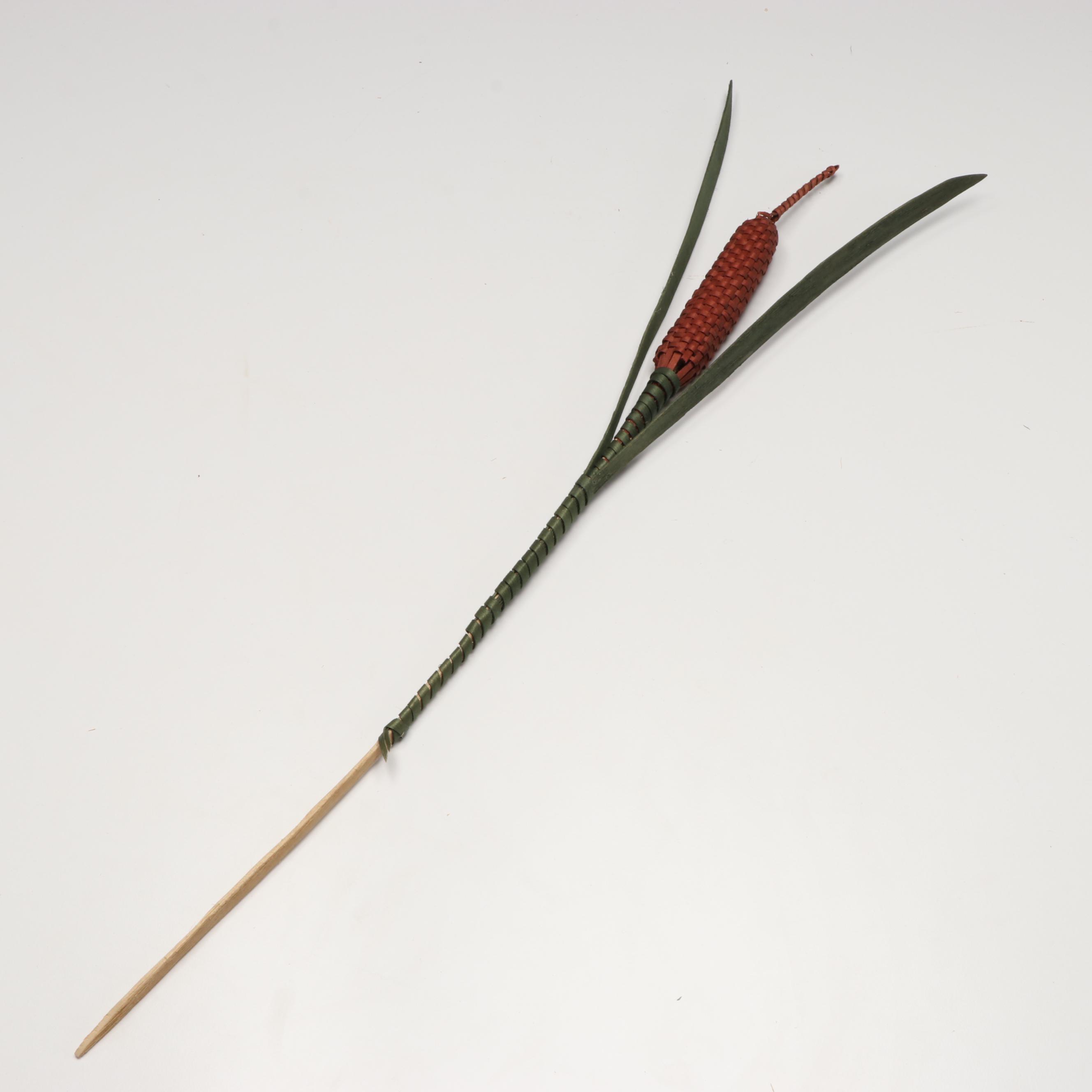 Sarah Turkey Odawa Woven Strawberry Vessel with Other Figural Basketry