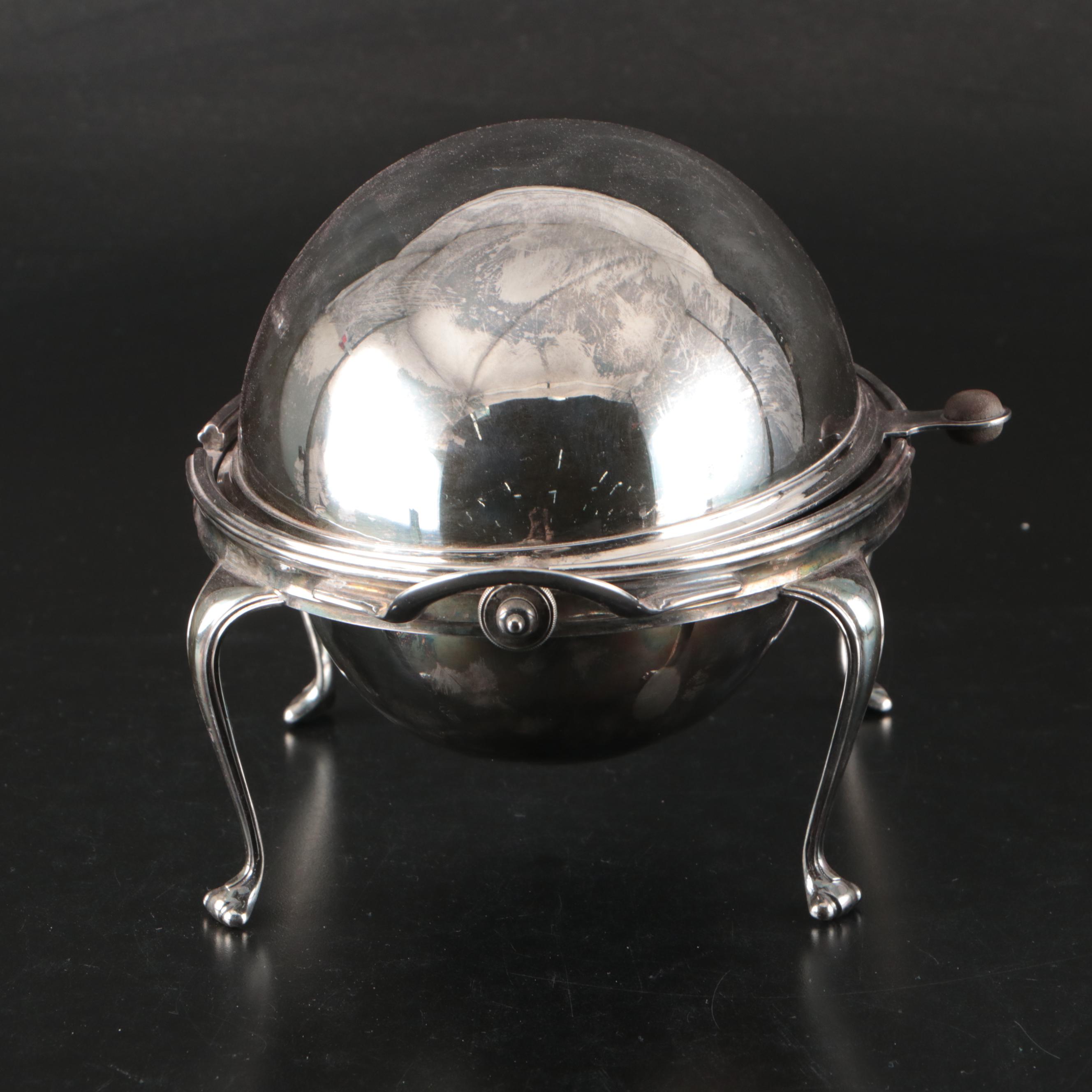 James Dixon & Sons Silver Plate Chafing Dish, 20th Century