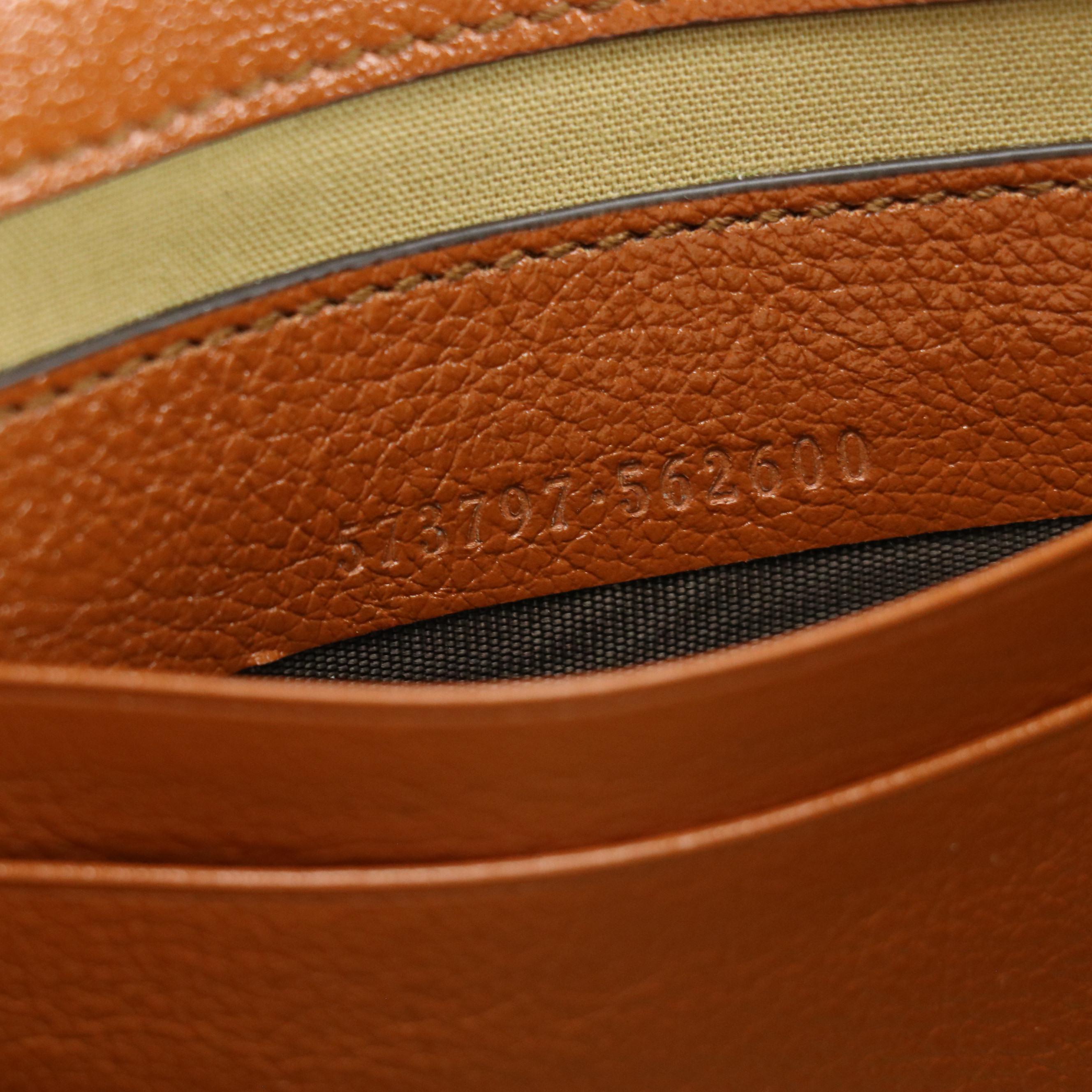 Gucci Rajah Mini Crossbody Clutch on Chain in Beige Canvas and Leather Trim