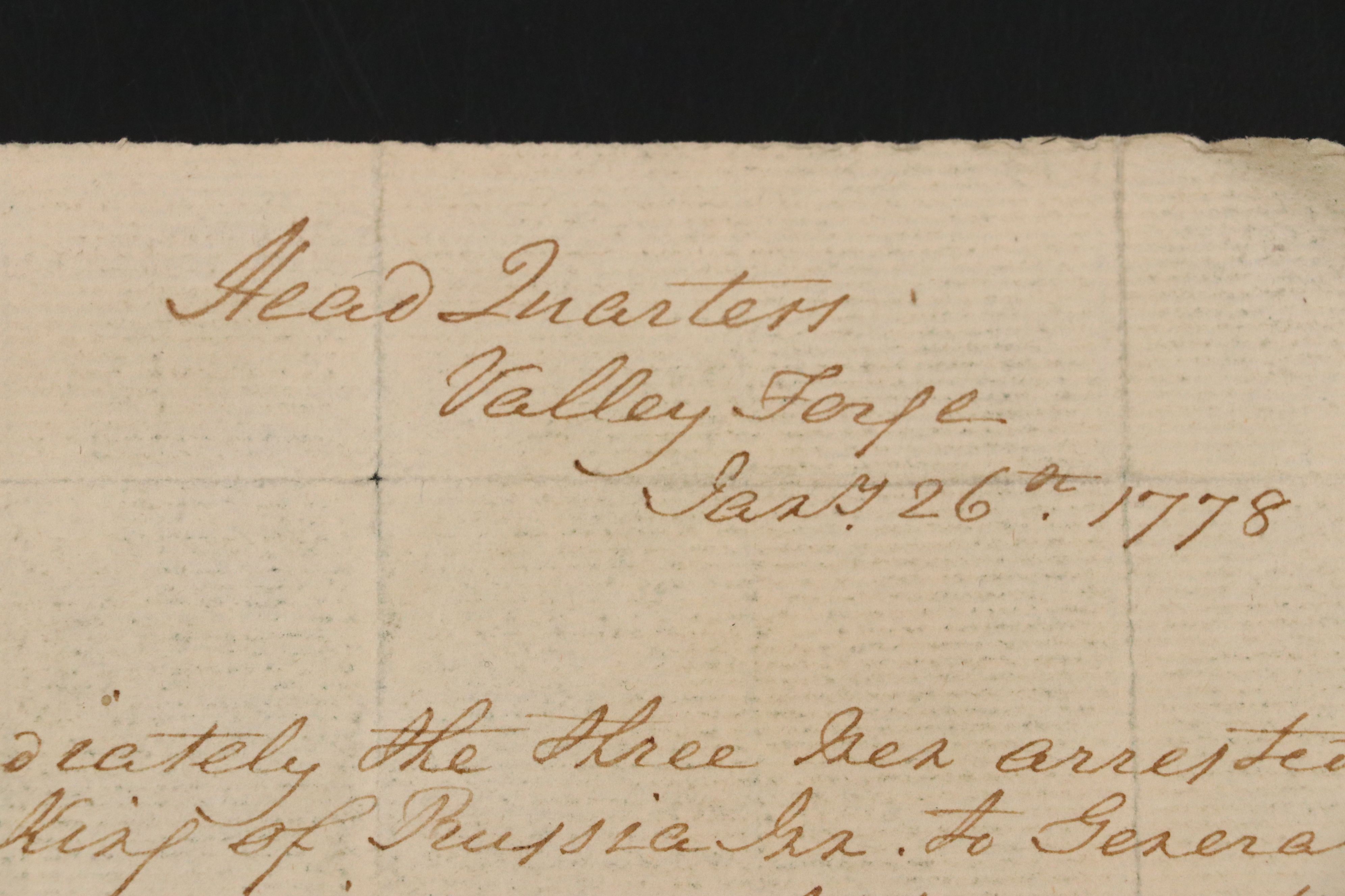 Robert Spring Forged George Washington Letter, Early to Mid-19th Century