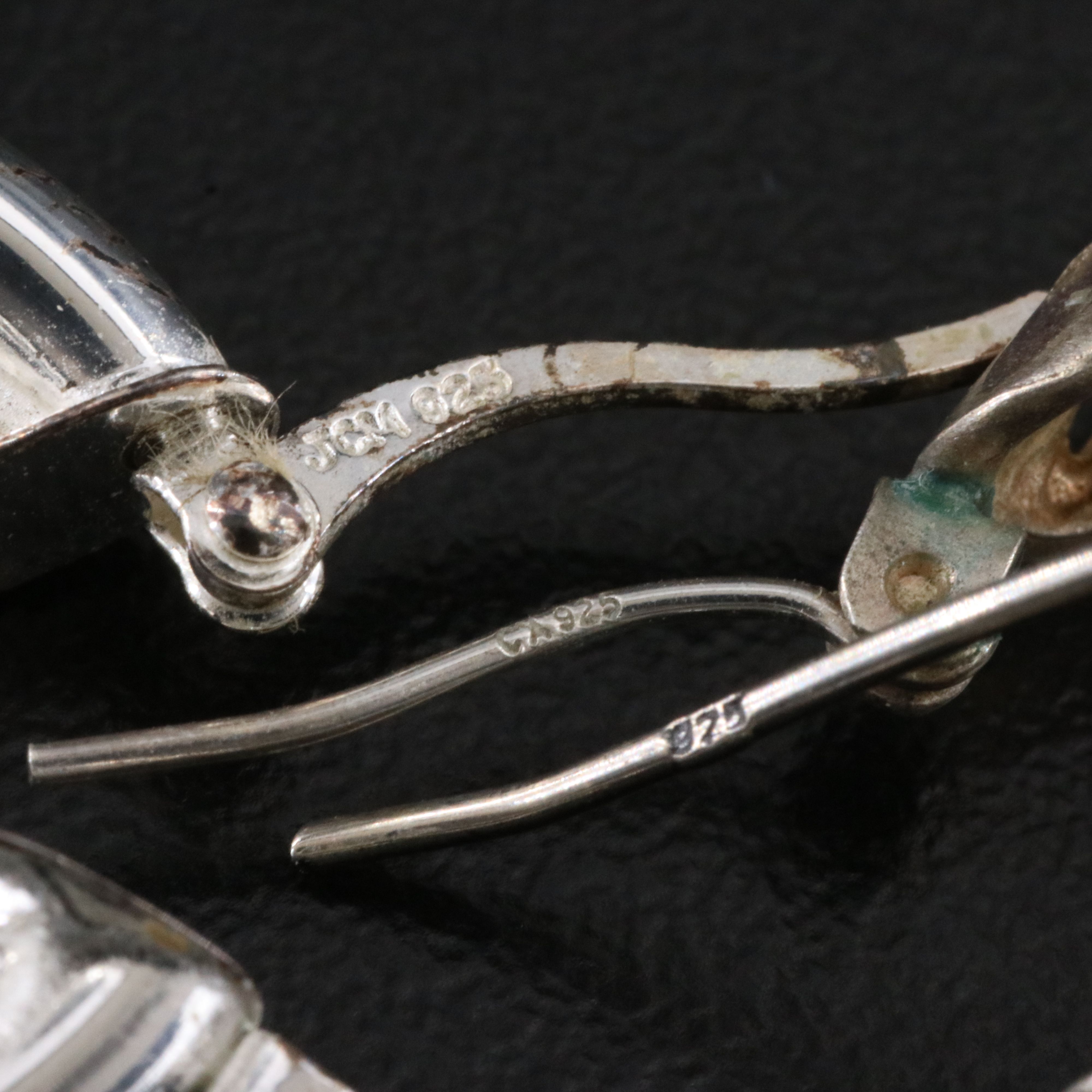 Sterling Earring Collection Featuring Jasper