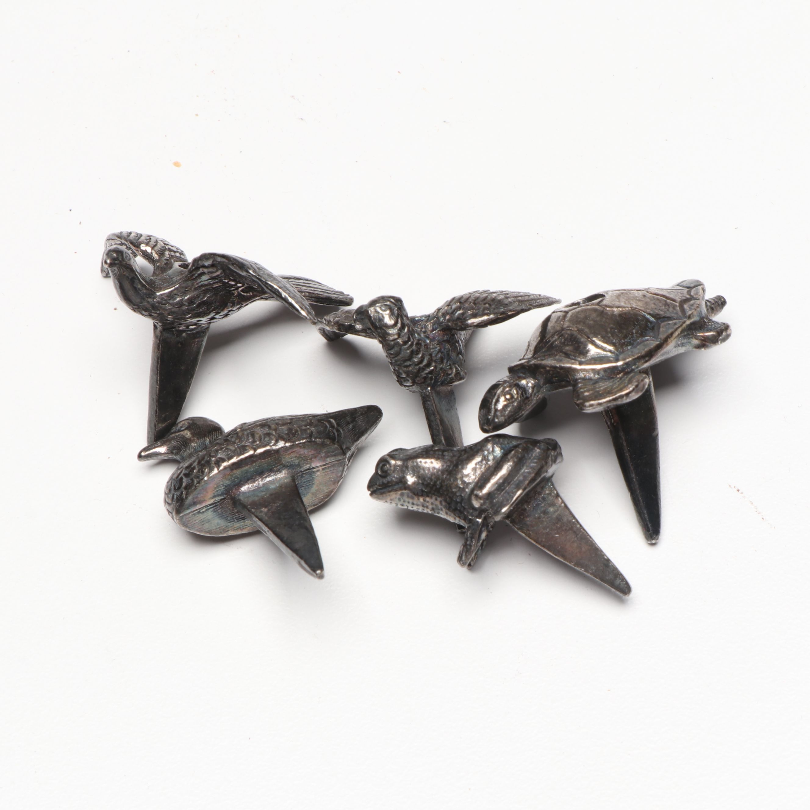 Rochard Limoges Heart-Shaped Box with Wade Rabbit Figurine and Other Décor