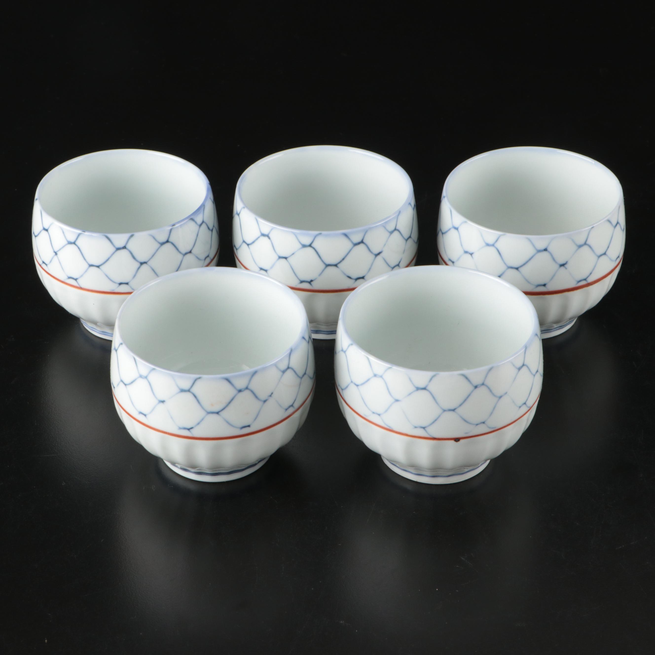 Japanese Kutani Porcelain Tea Set