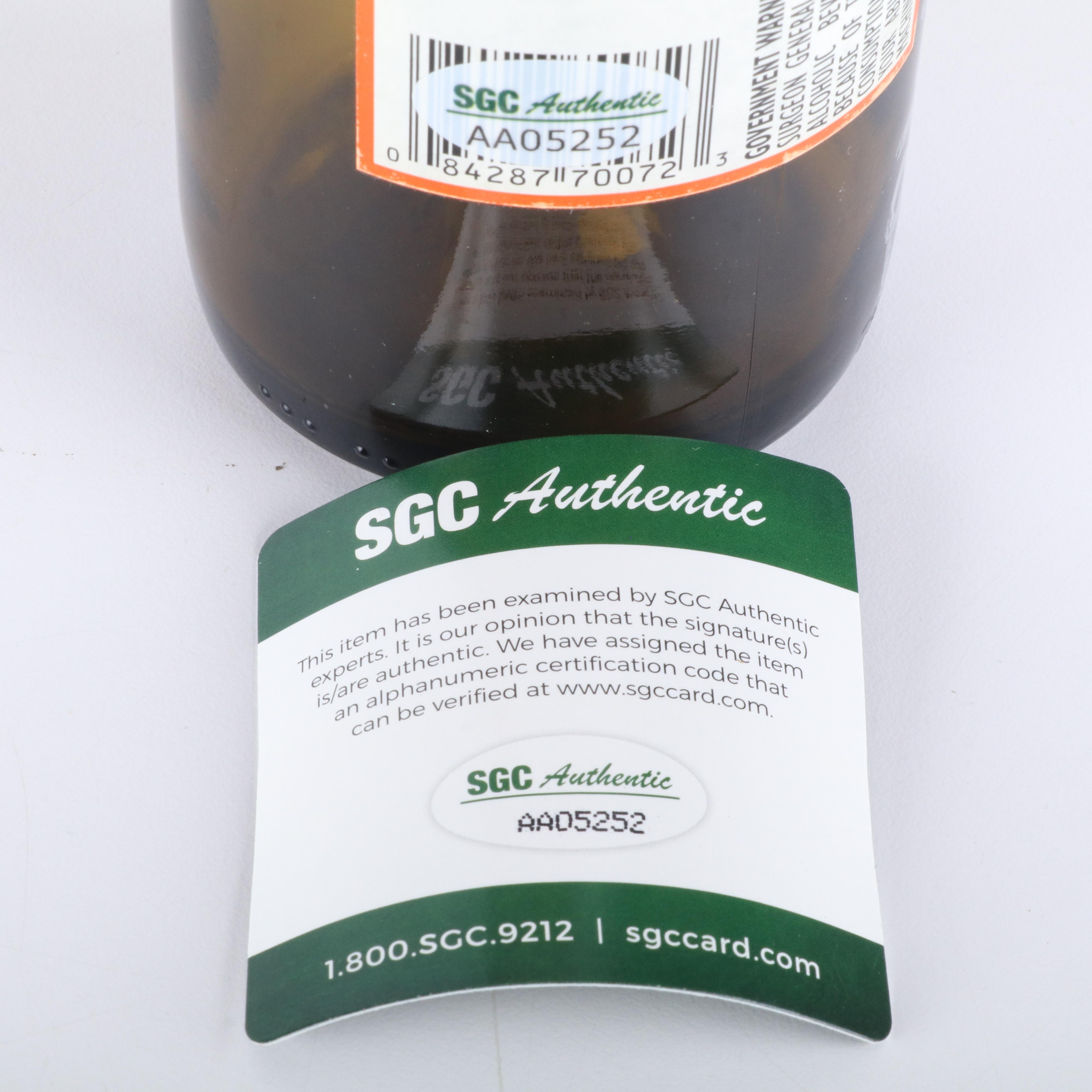 Brooks Robinson Signed Rawlings Baseball and Longball Cellars Chardonnay Bottle