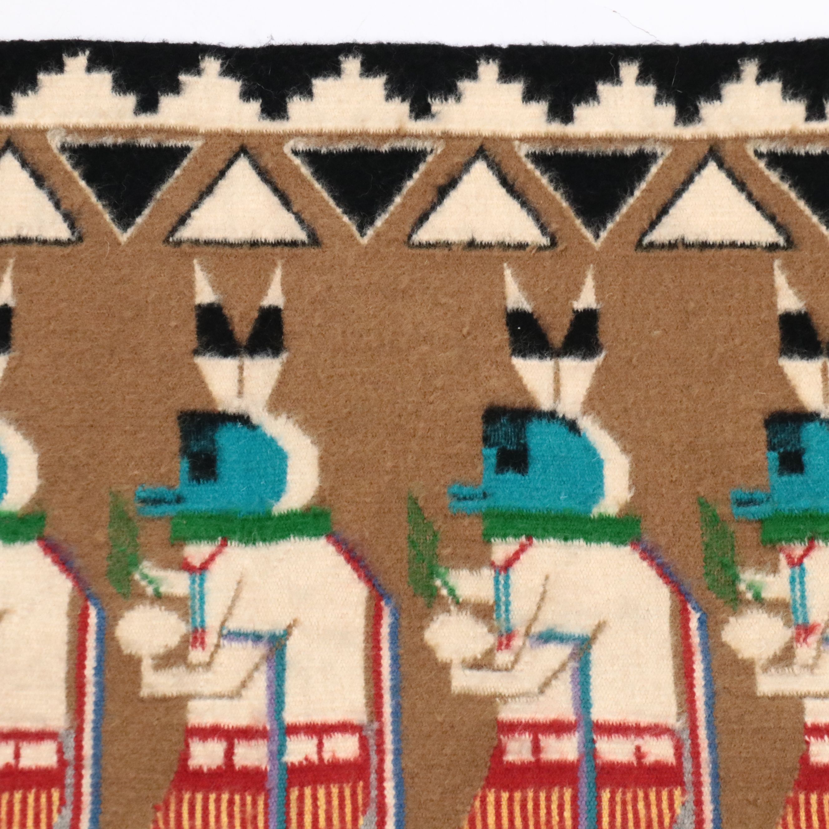 2'2 x 4'7 Handwoven Navajo Ye'i Bi Chei Accent Rug