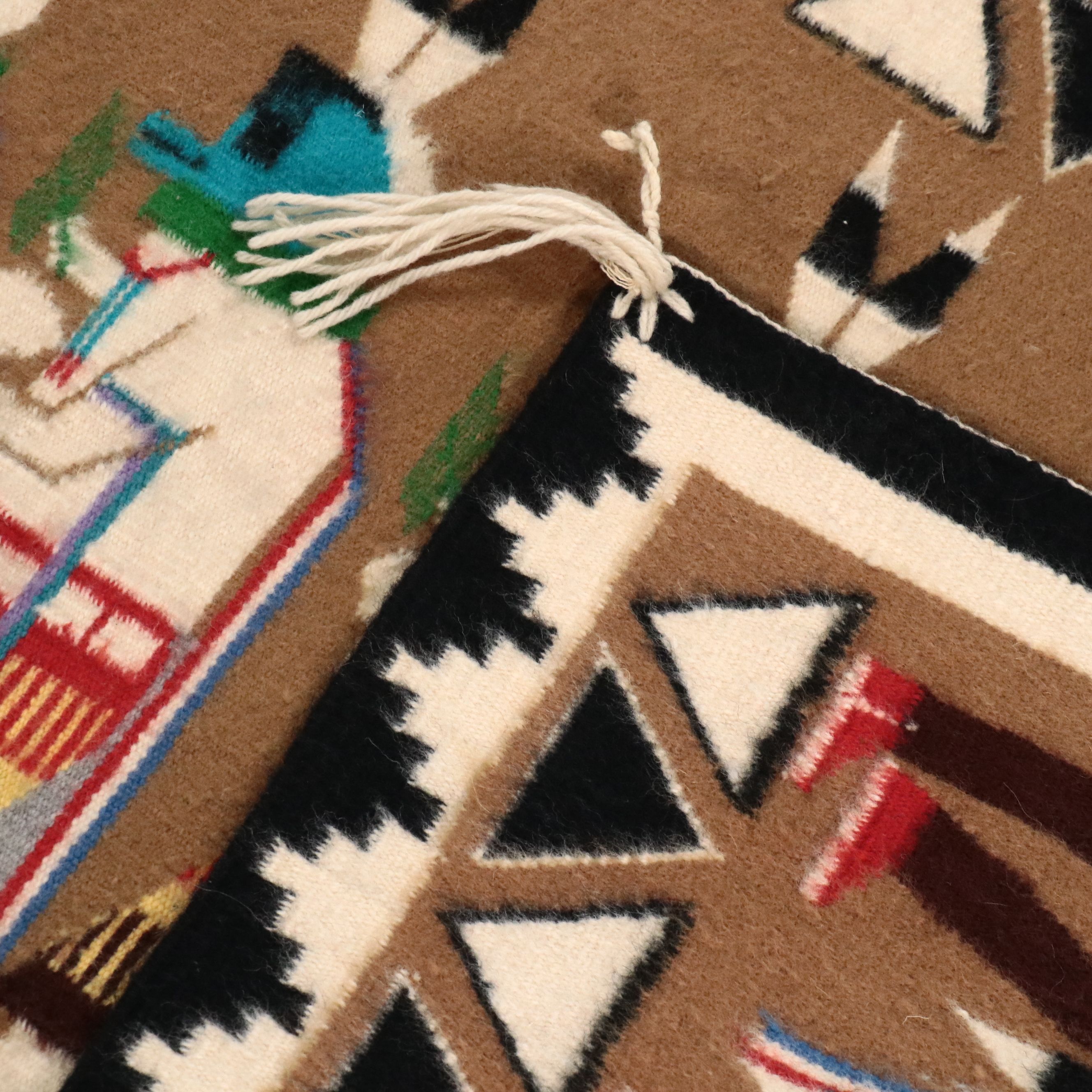 2'2 x 4'7 Handwoven Navajo Ye'i Bi Chei Accent Rug