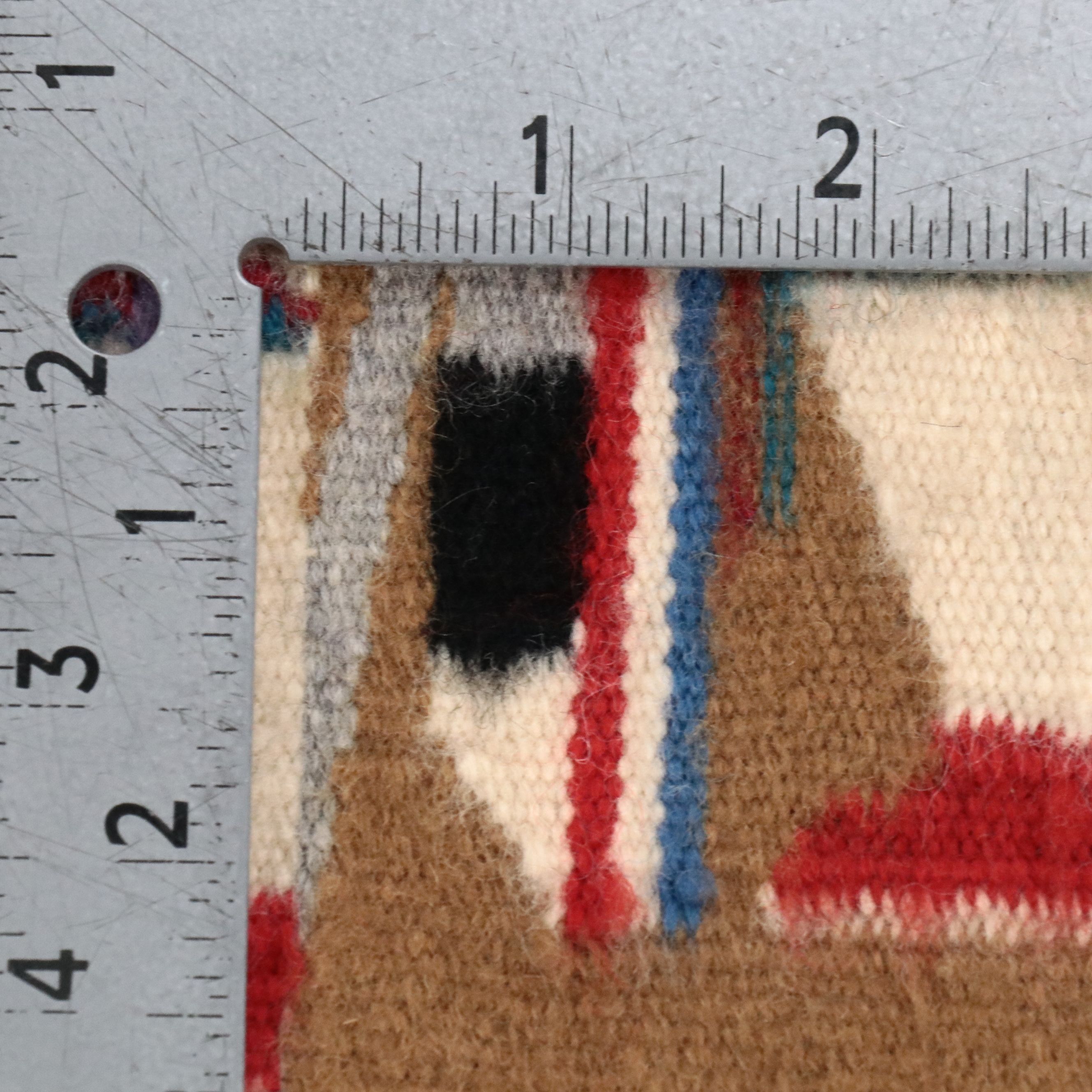 2'2 x 4'7 Handwoven Navajo Ye'i Bi Chei Accent Rug