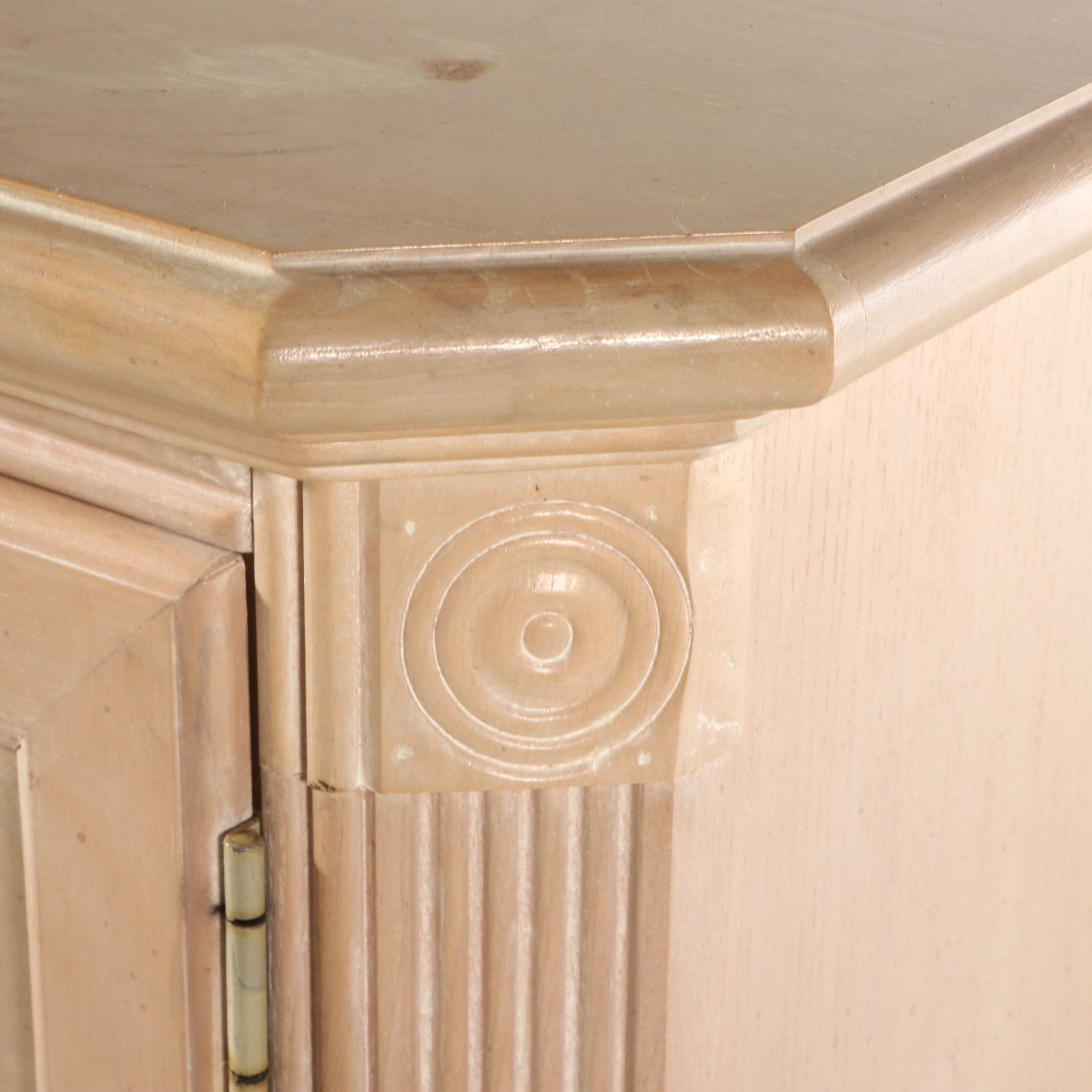 Traditional White Oak Armoire