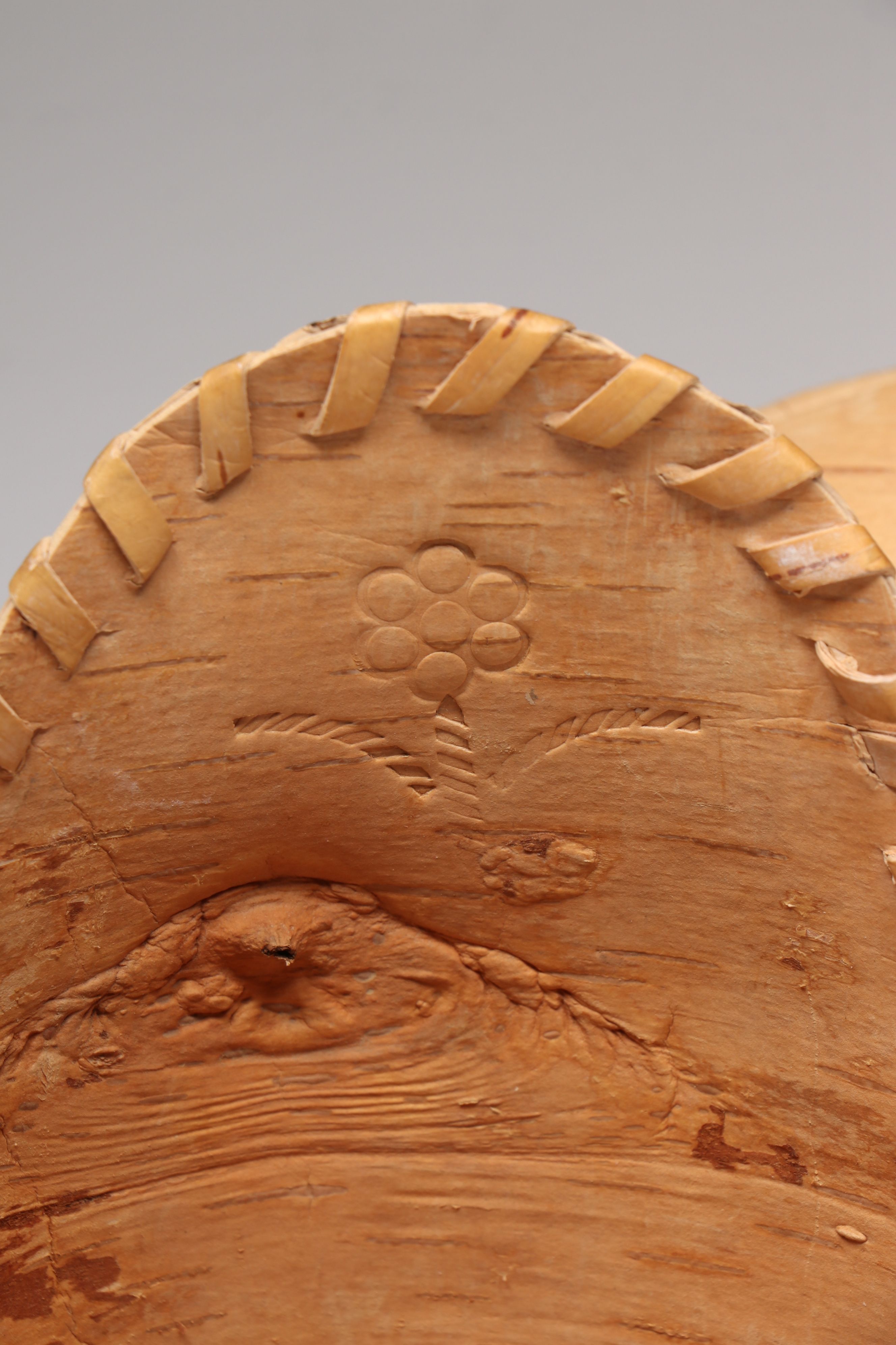 SIberian Buryat Birch and Cedar Bark Containers