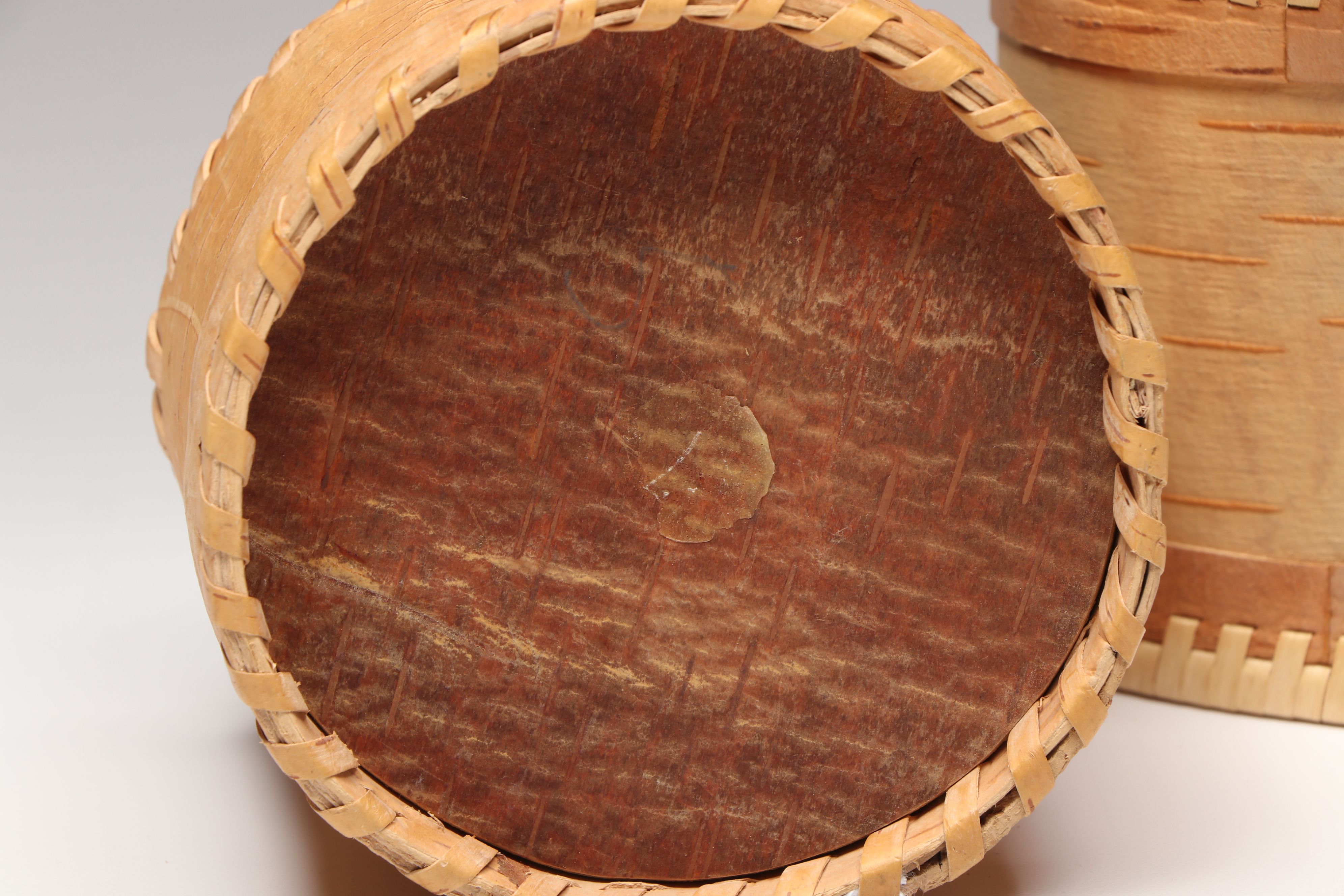 SIberian Buryat Birch and Cedar Bark Containers