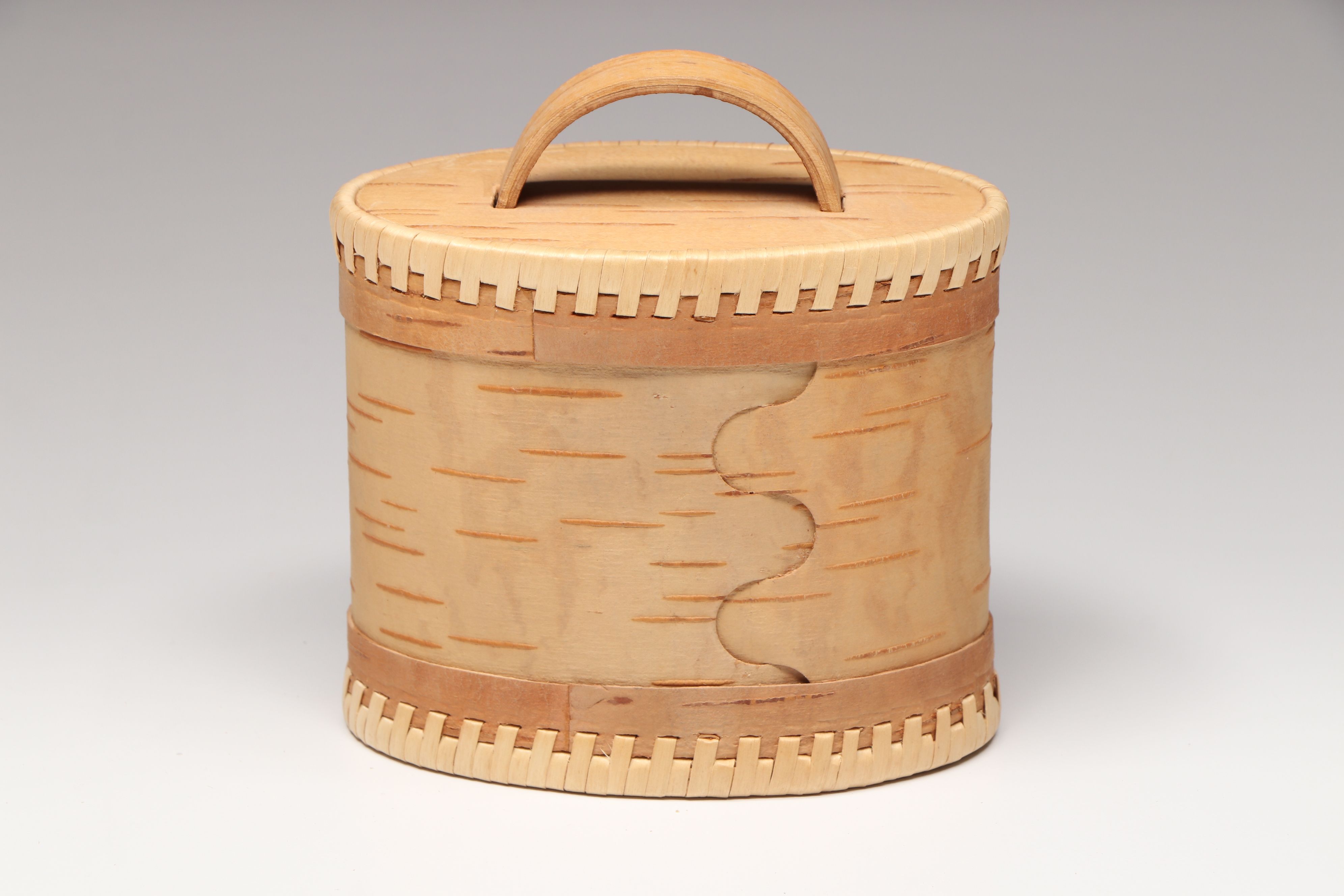 SIberian Buryat Birch and Cedar Bark Containers