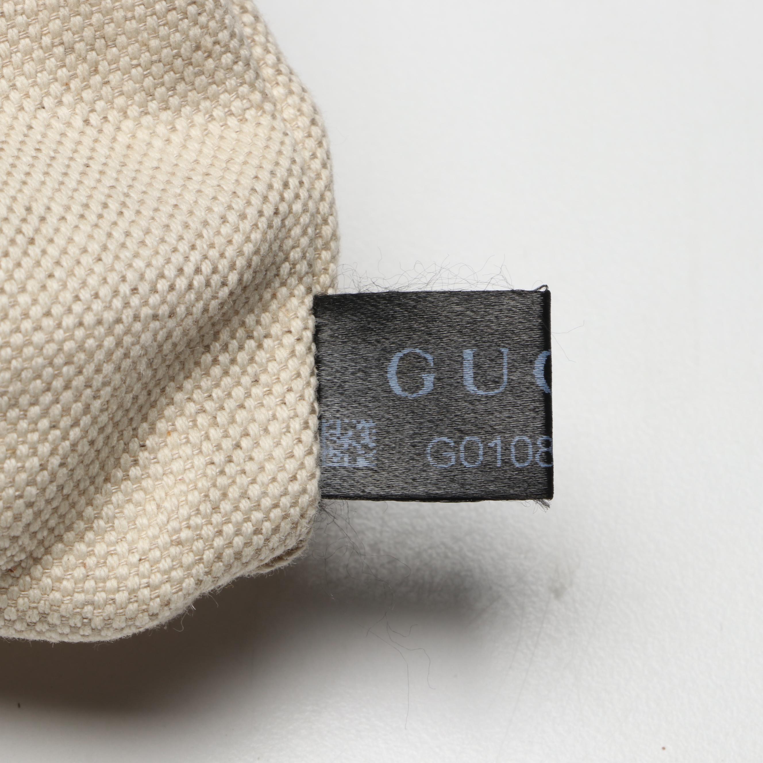 Gucci Bella Flap Two-Way Bag in GG Canvas and Metallic Leather