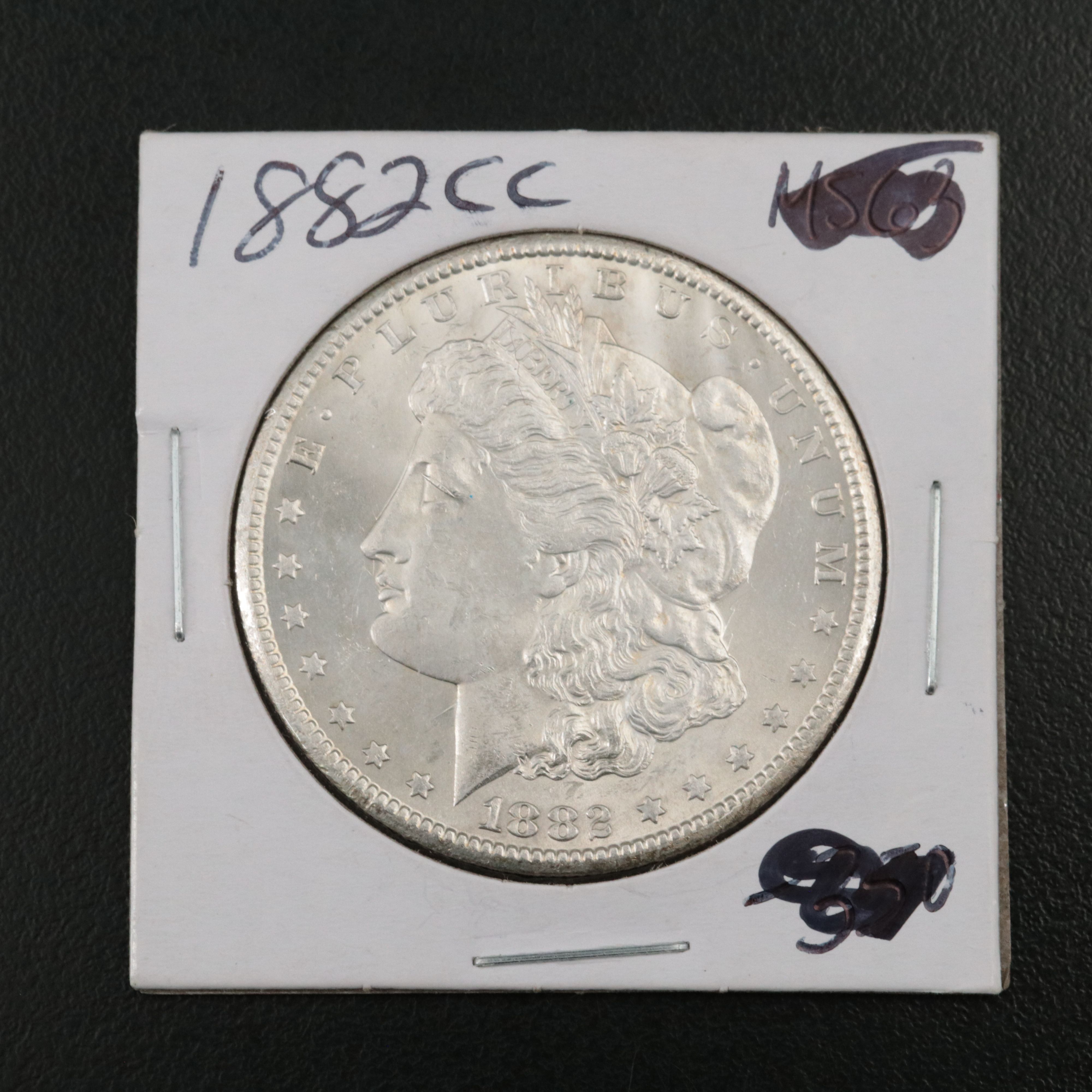1882-CC Morgan Silver Dollar
