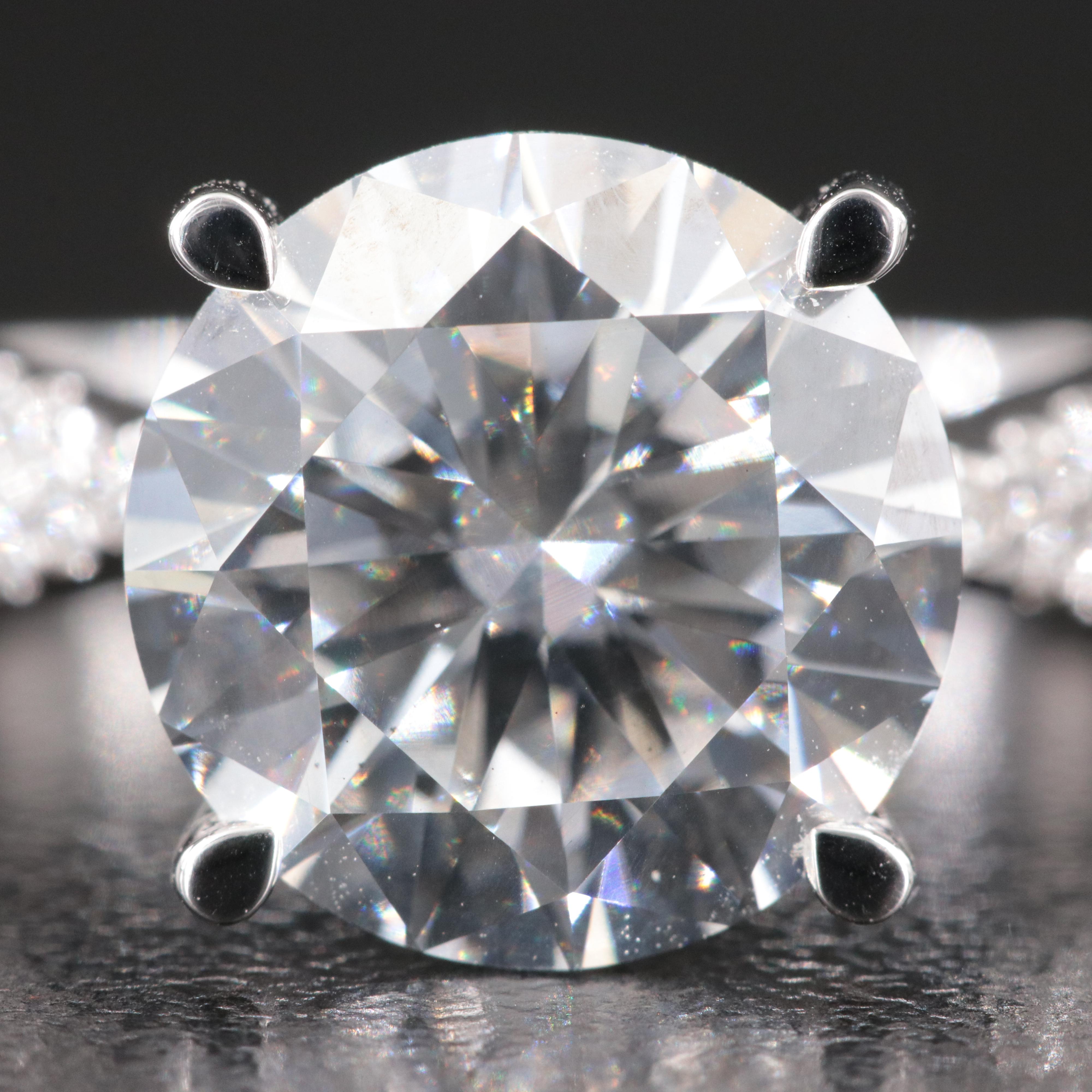 14K 5.23 CTW Lab Grown Diamond Ring