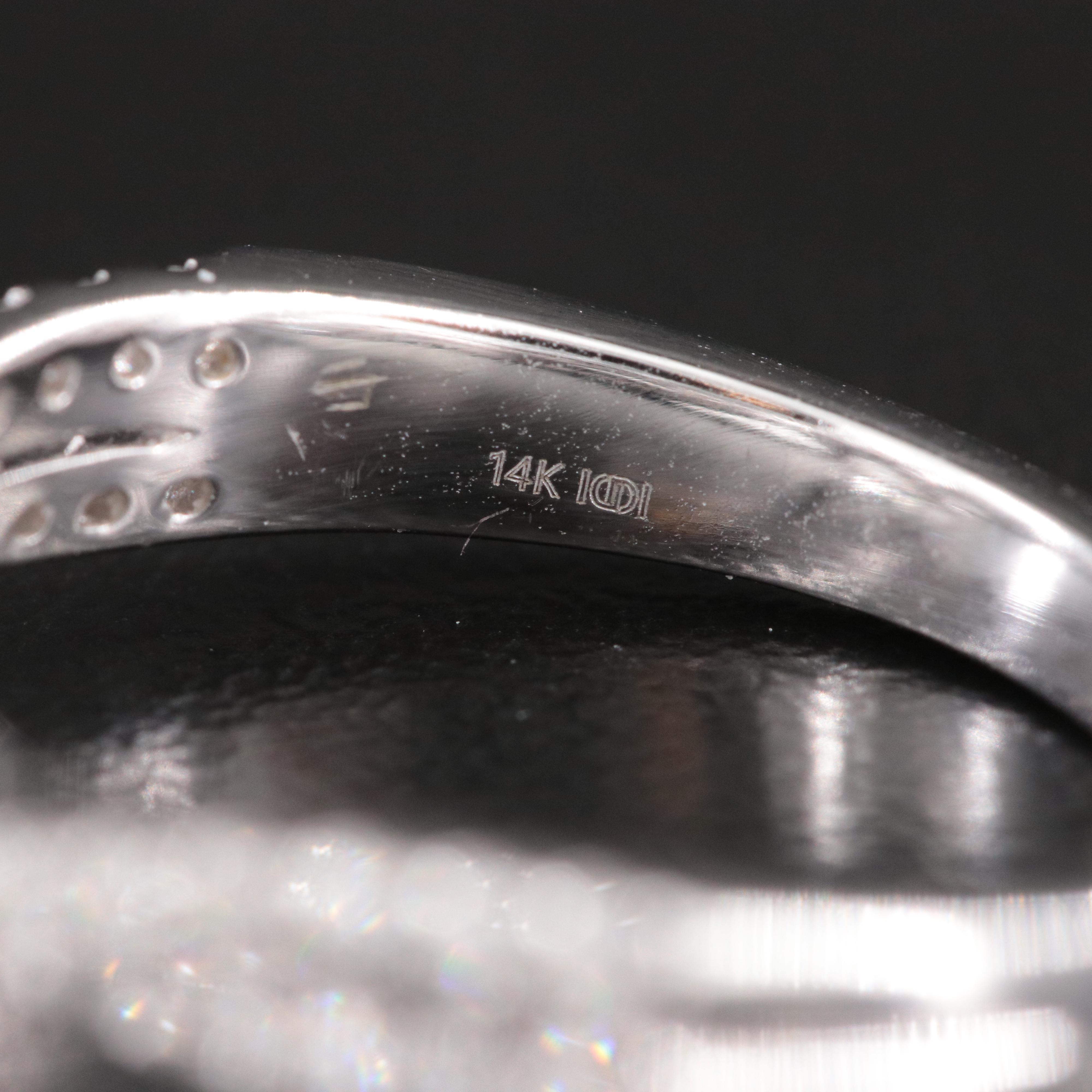 14K 5.23 CTW Lab Grown Diamond Ring