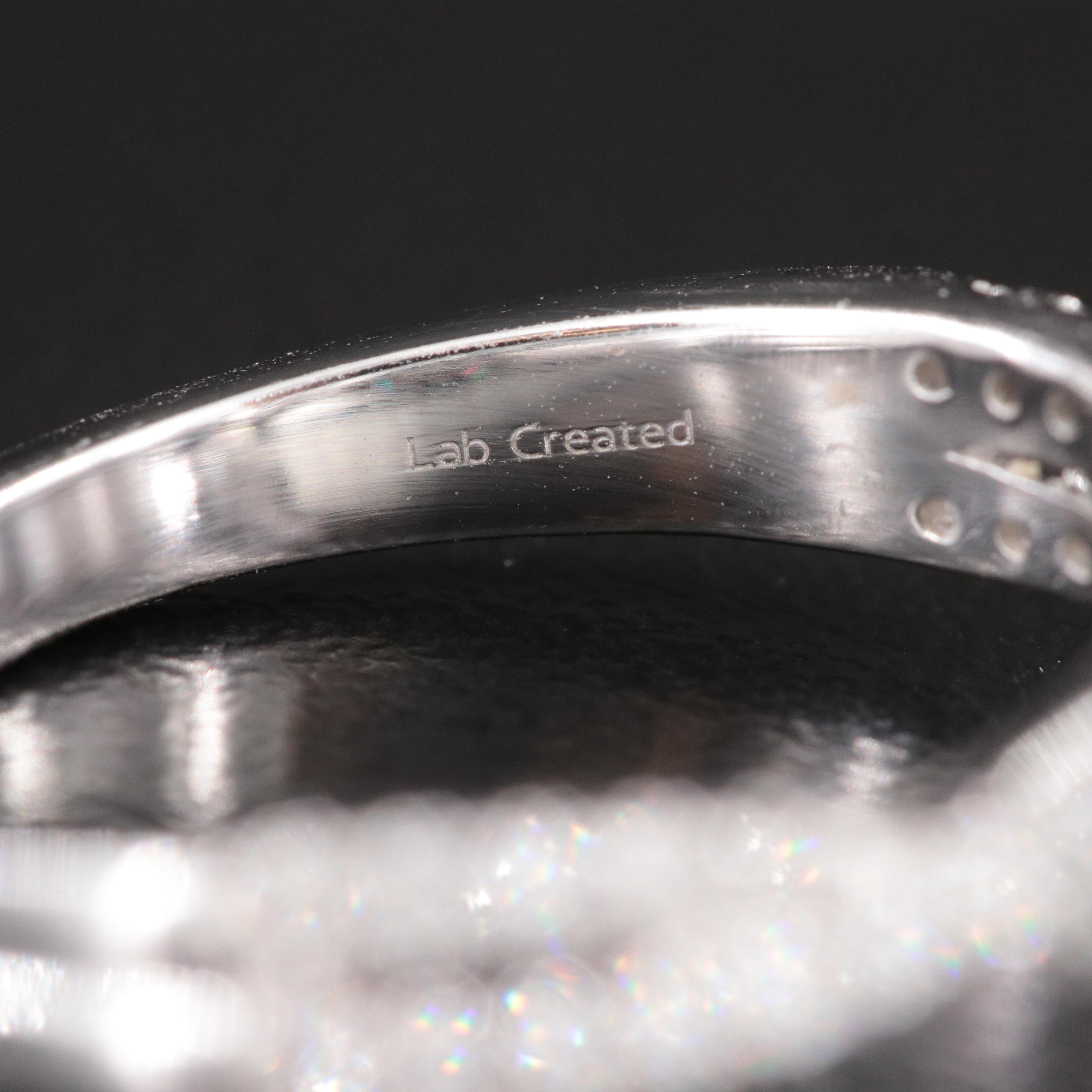 14K 5.23 CTW Lab Grown Diamond Ring