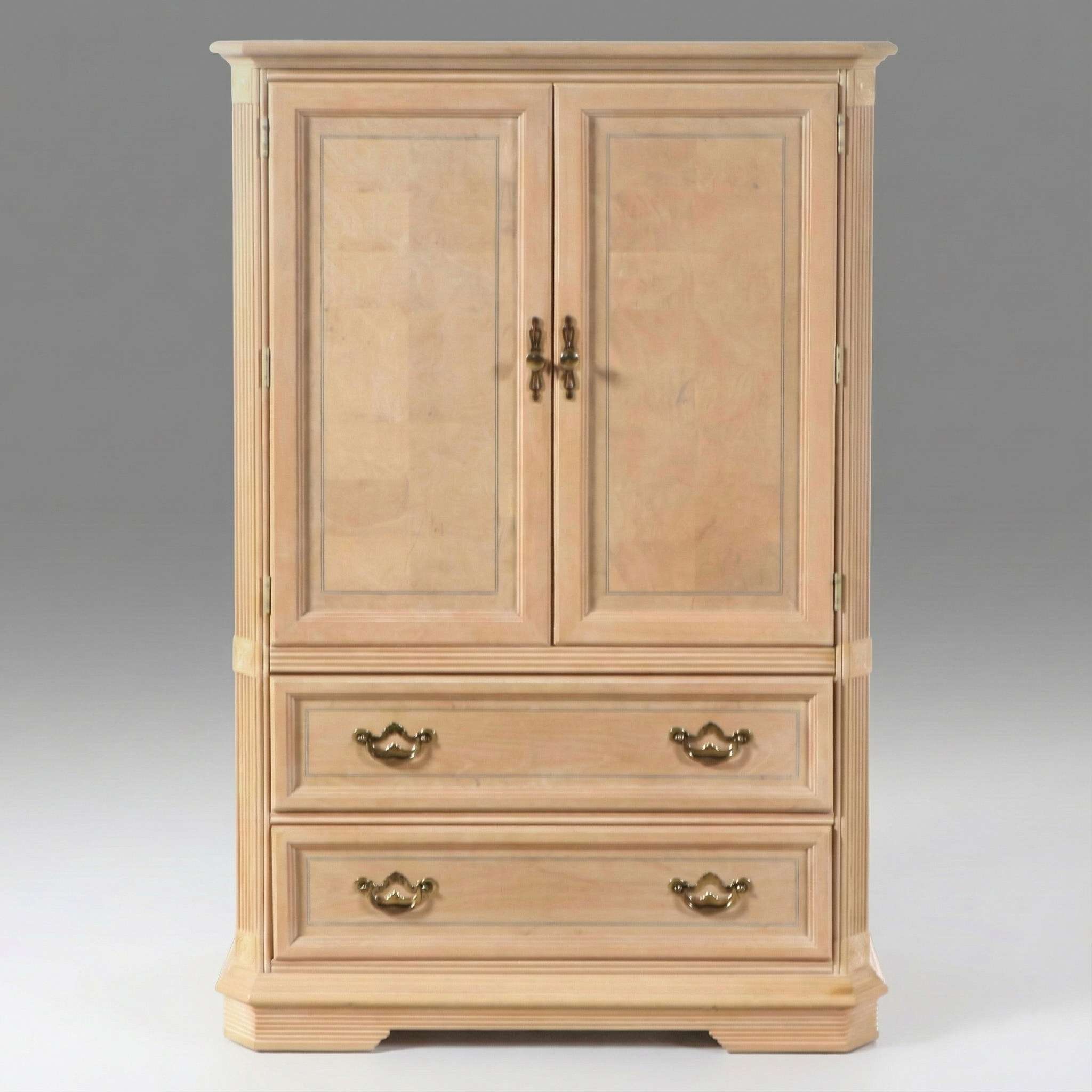 Traditional White Oak Armoire