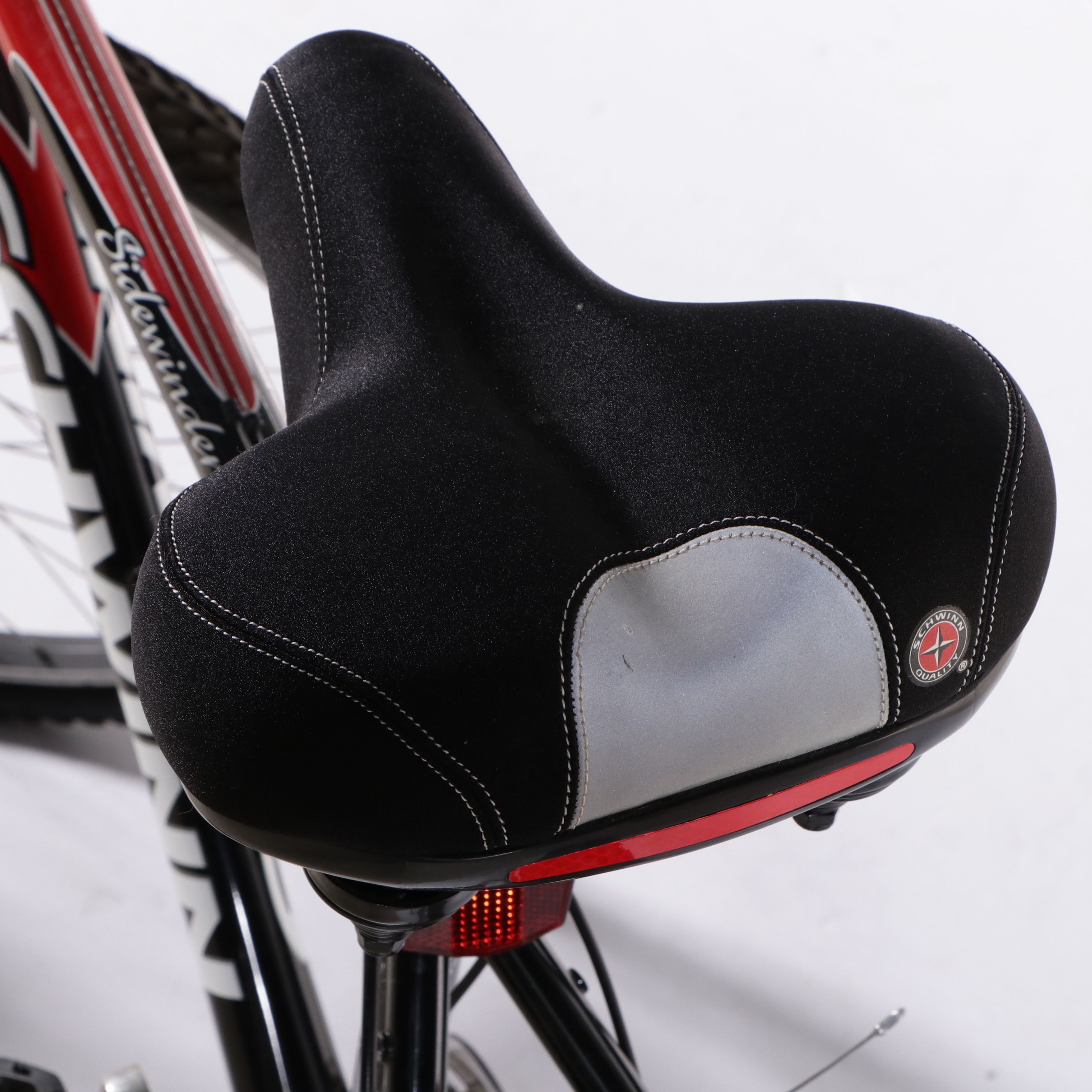 Schwinn Sidewinder Mountain Bike with Tire Pump, and Bike Trunk Rack