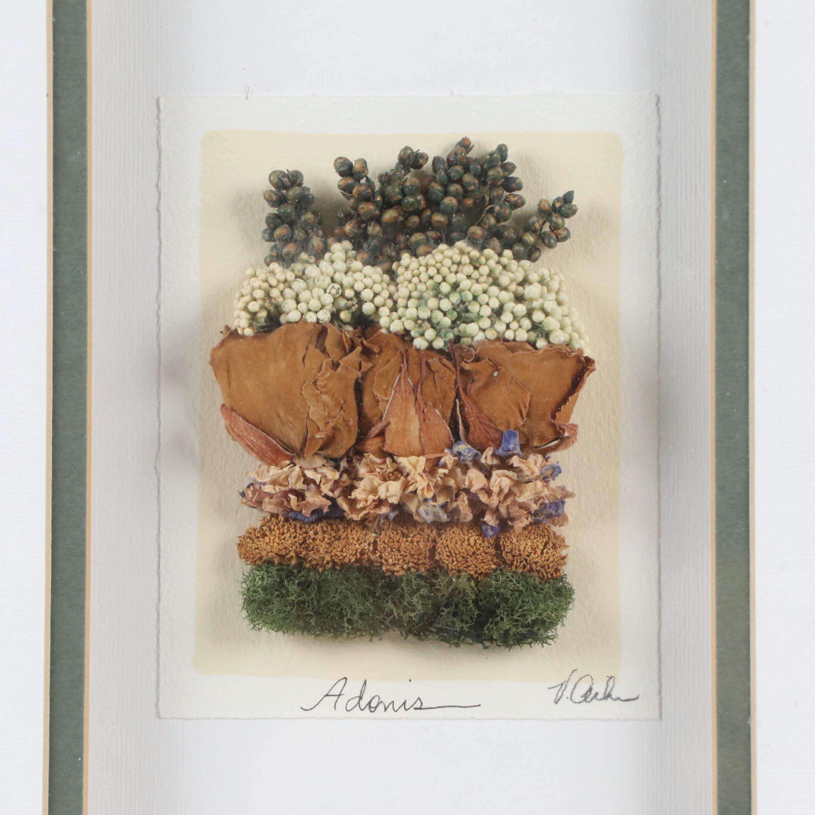 Dried Flowers Composition, Late 20th or 21st Century