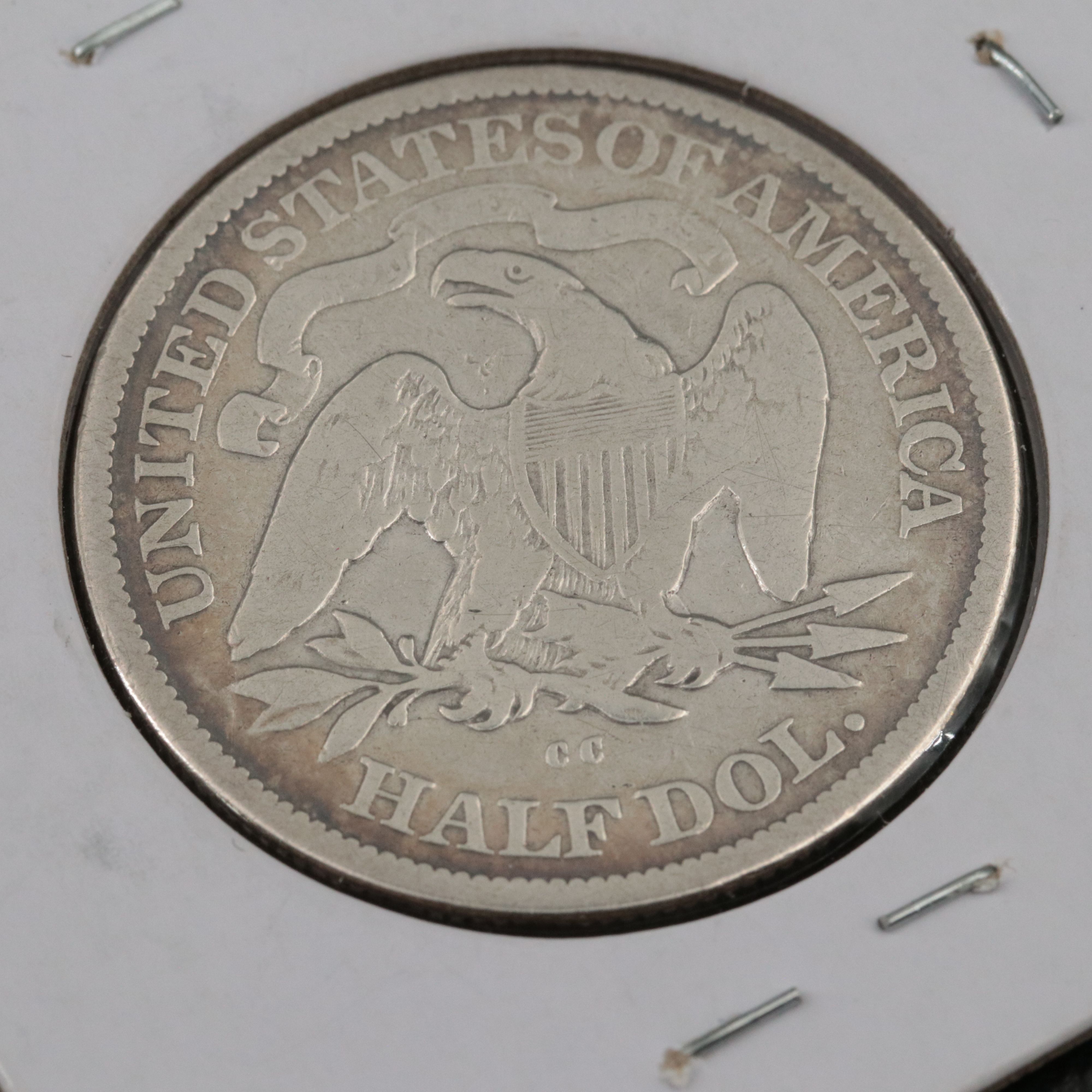 1877-CC Liberty Seated Silver Half Dollar