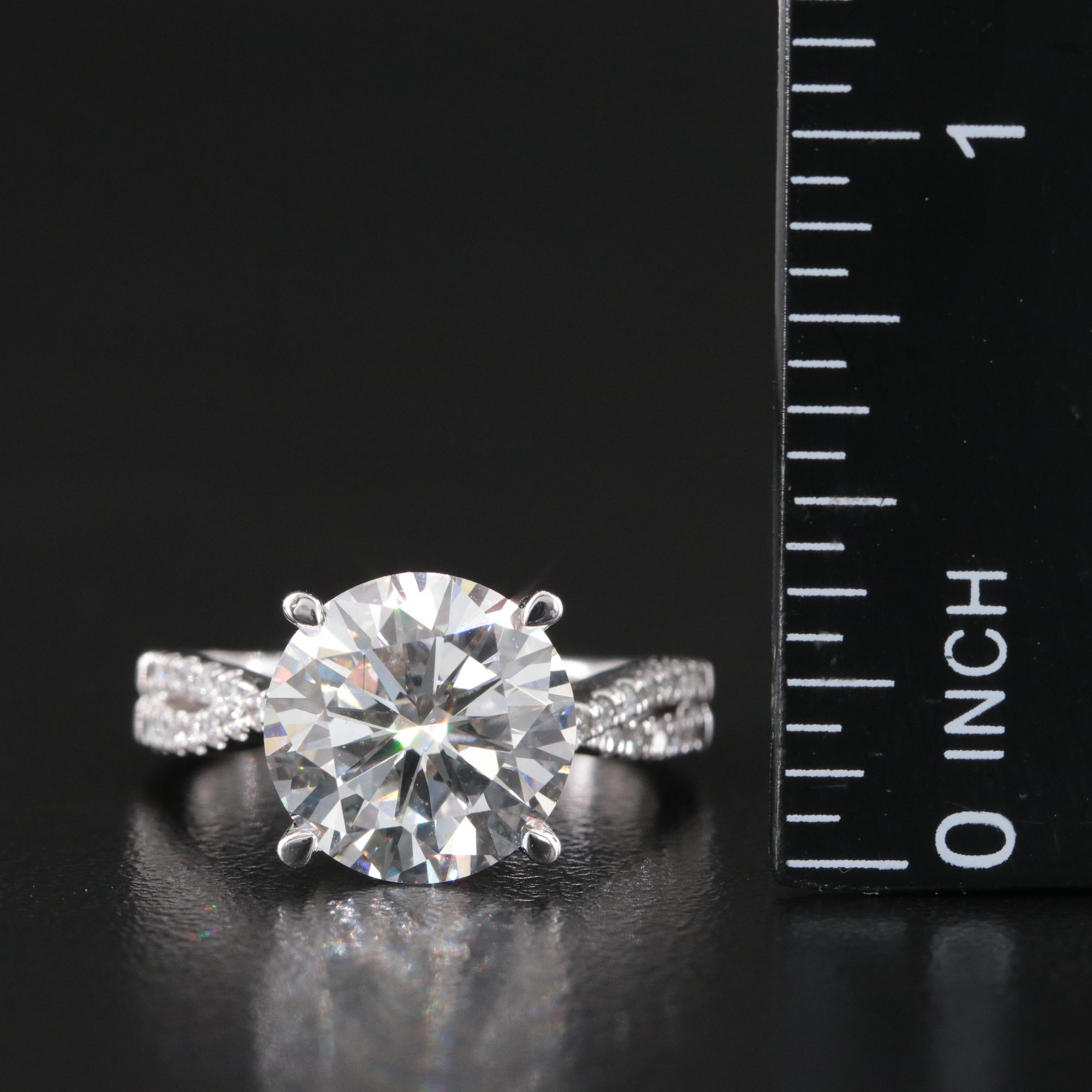 14K 5.06 CTW Lab Grown Diamond Ring