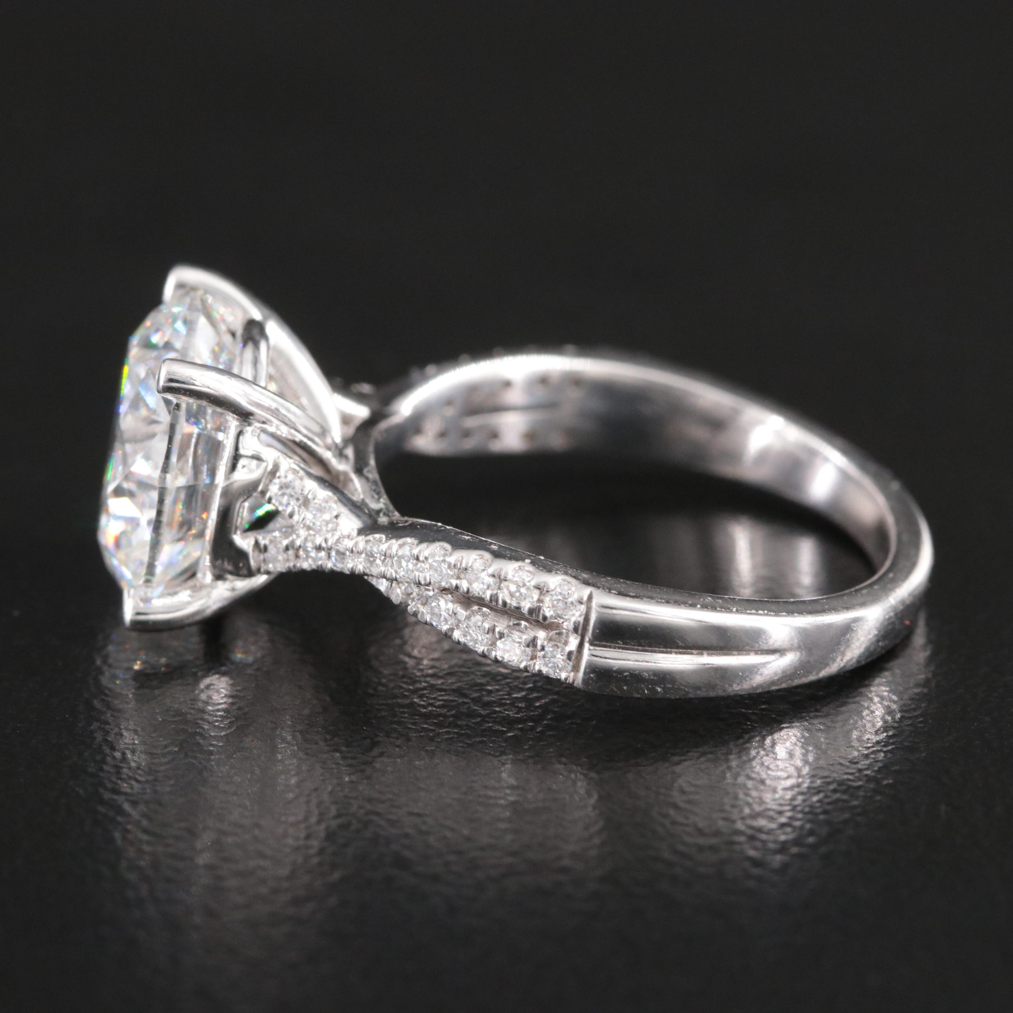 14K 5.06 CTW Lab Grown Diamond Ring
