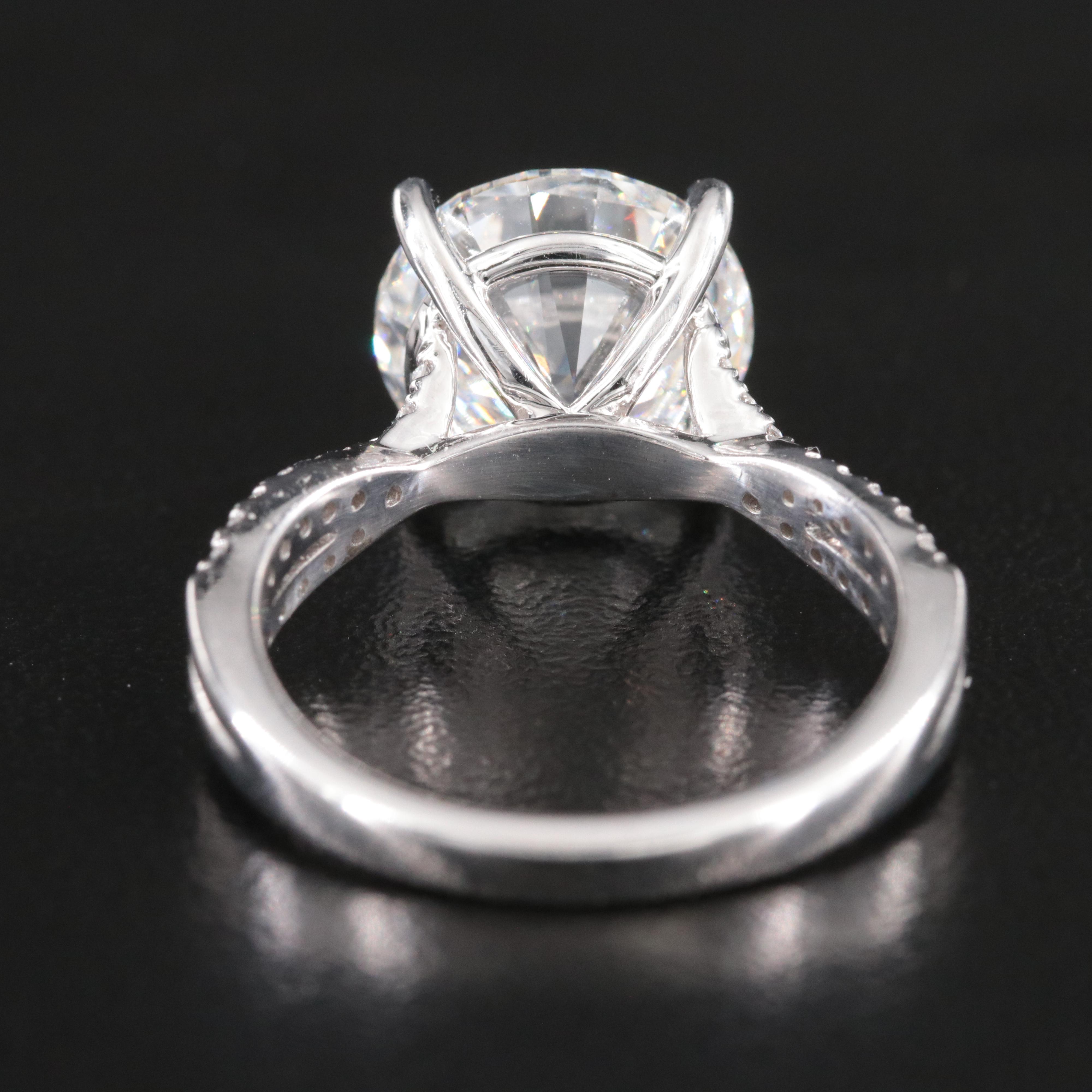 14K 5.06 CTW Lab Grown Diamond Ring