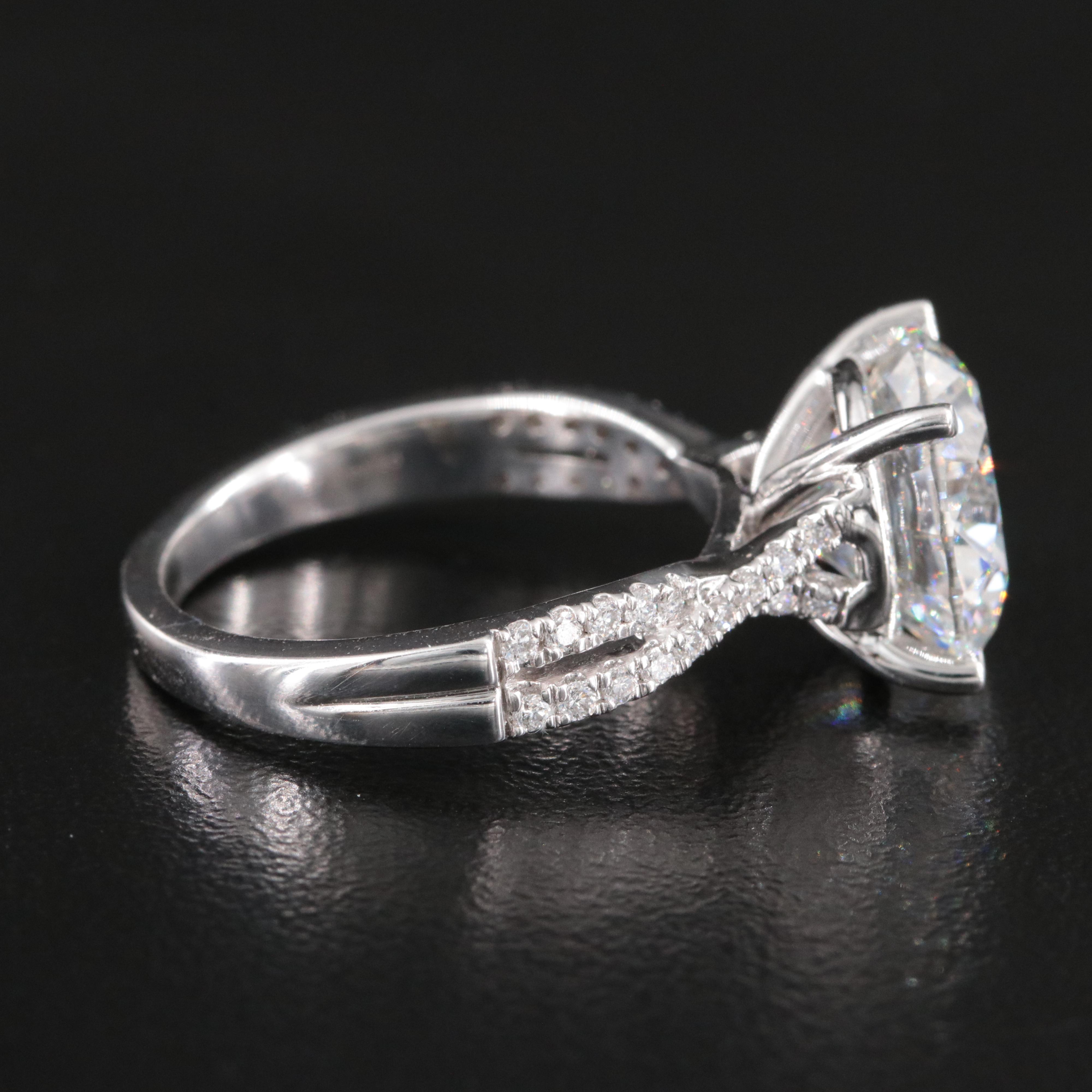 14K 5.06 CTW Lab Grown Diamond Ring