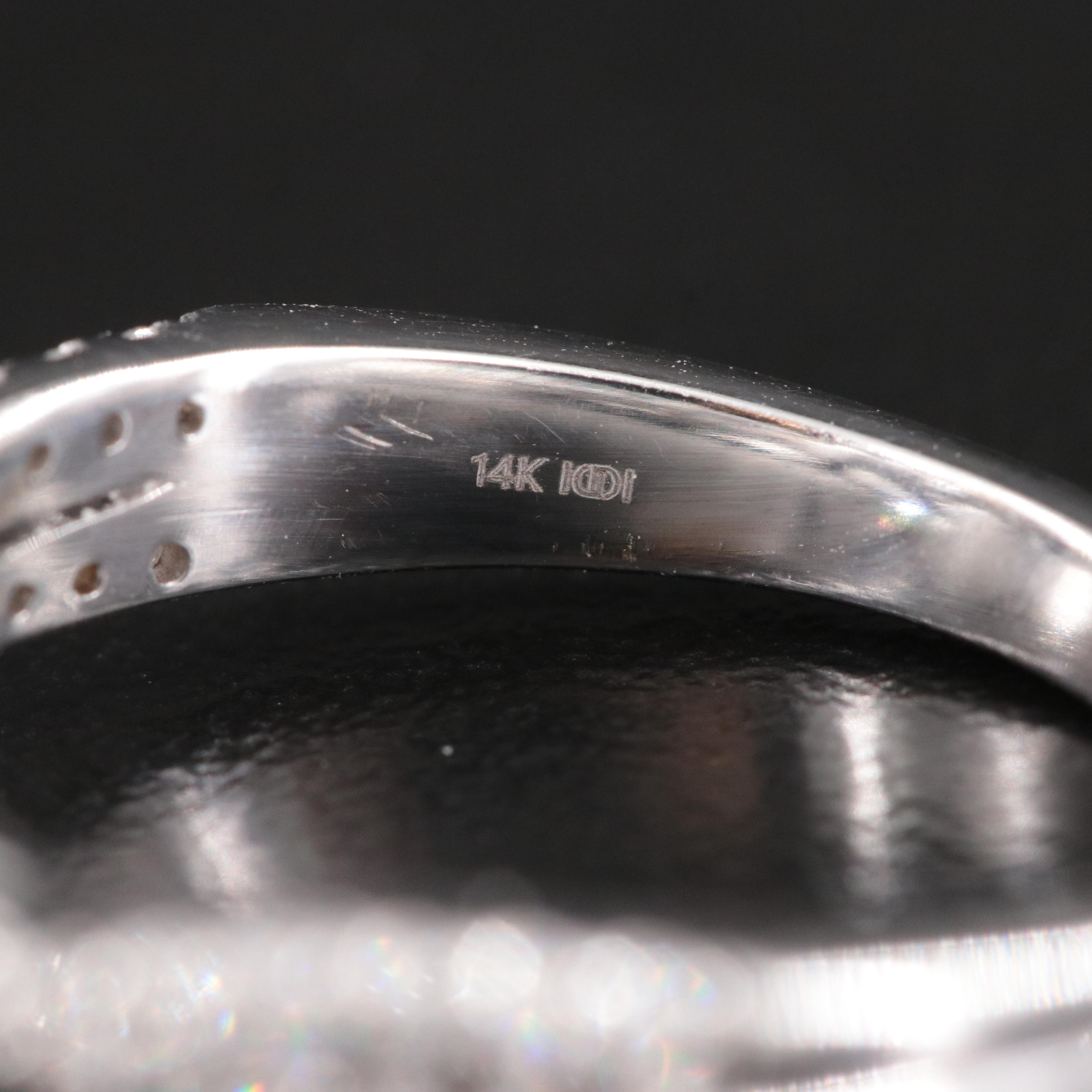 14K 5.06 CTW Lab Grown Diamond Ring