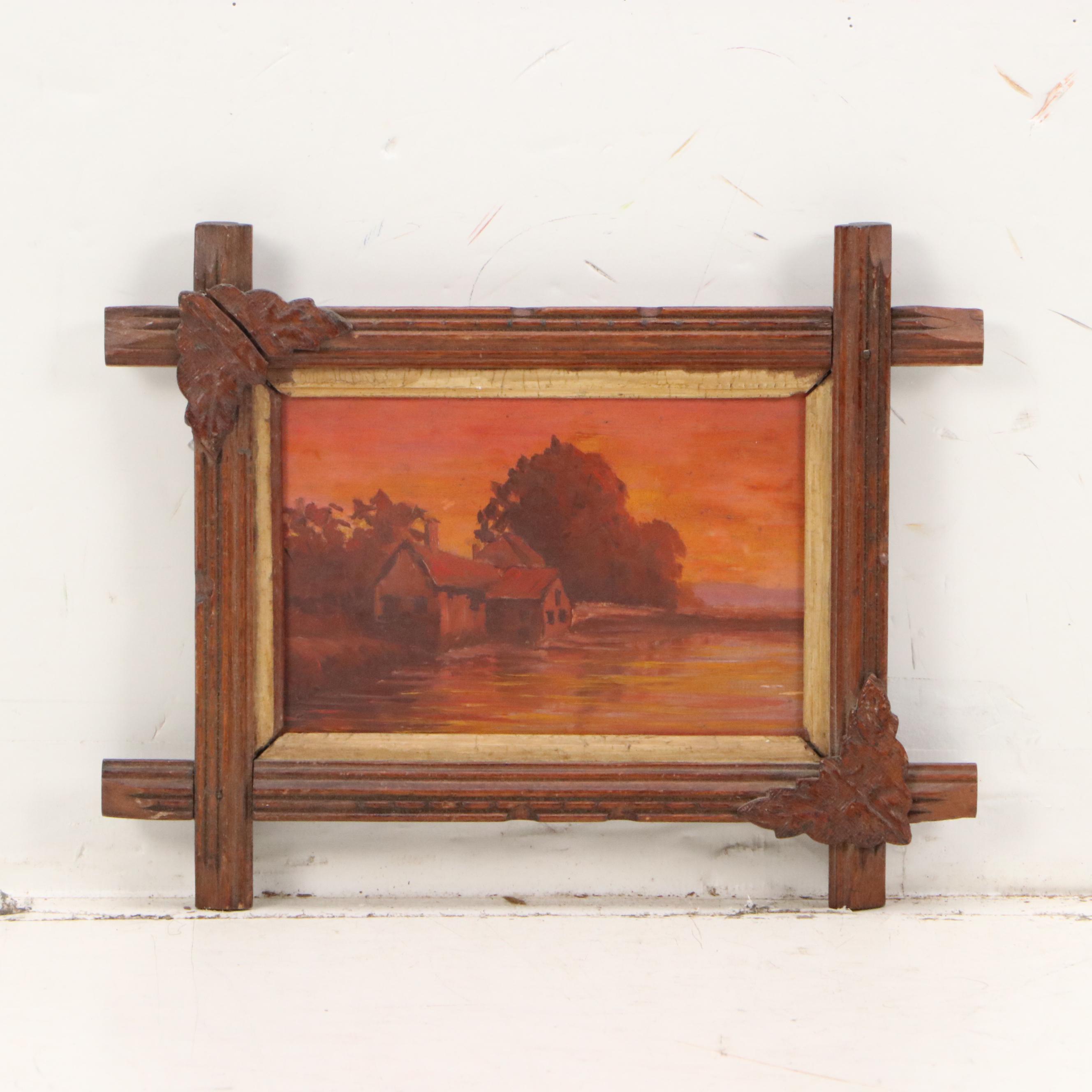 Jeanne Reimbolte Landscape Oil Painting and More, Early 20th Century