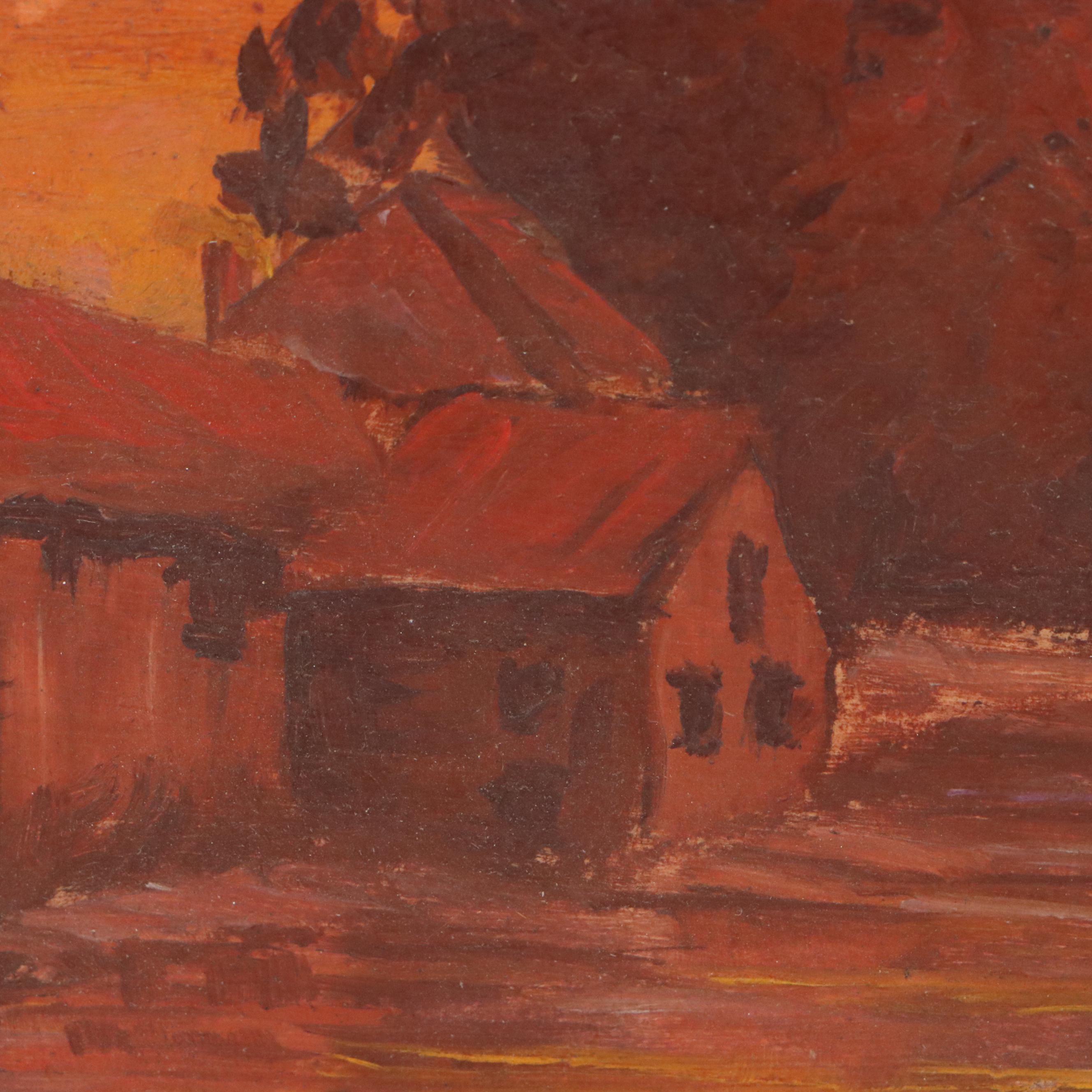 Jeanne Reimbolte Landscape Oil Painting and More, Early 20th Century