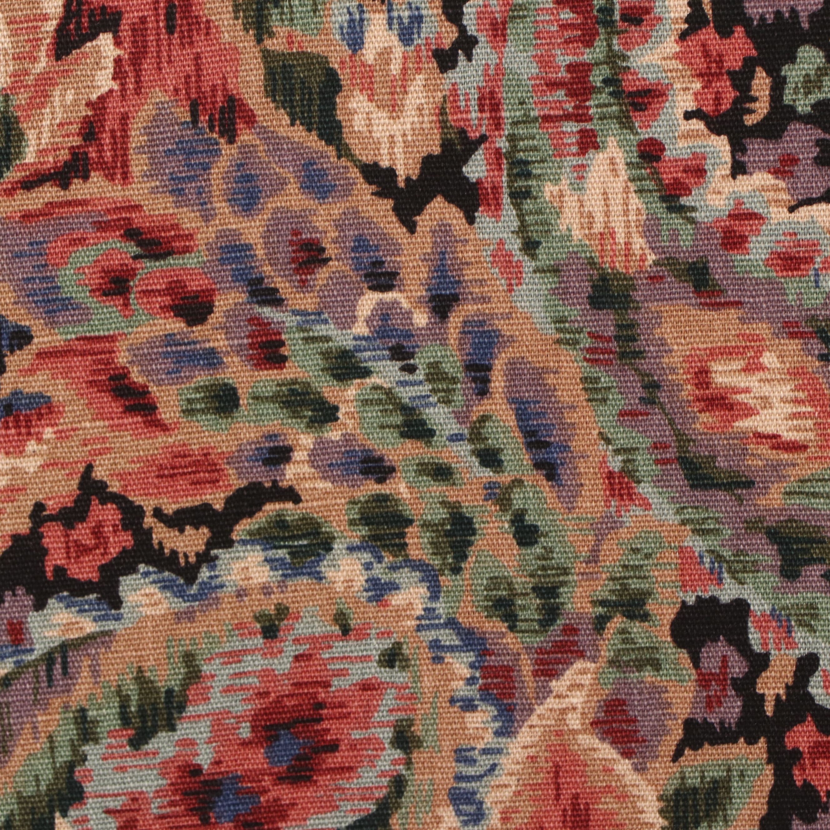 Jacobean Style Armchair in Paisley Upholstery