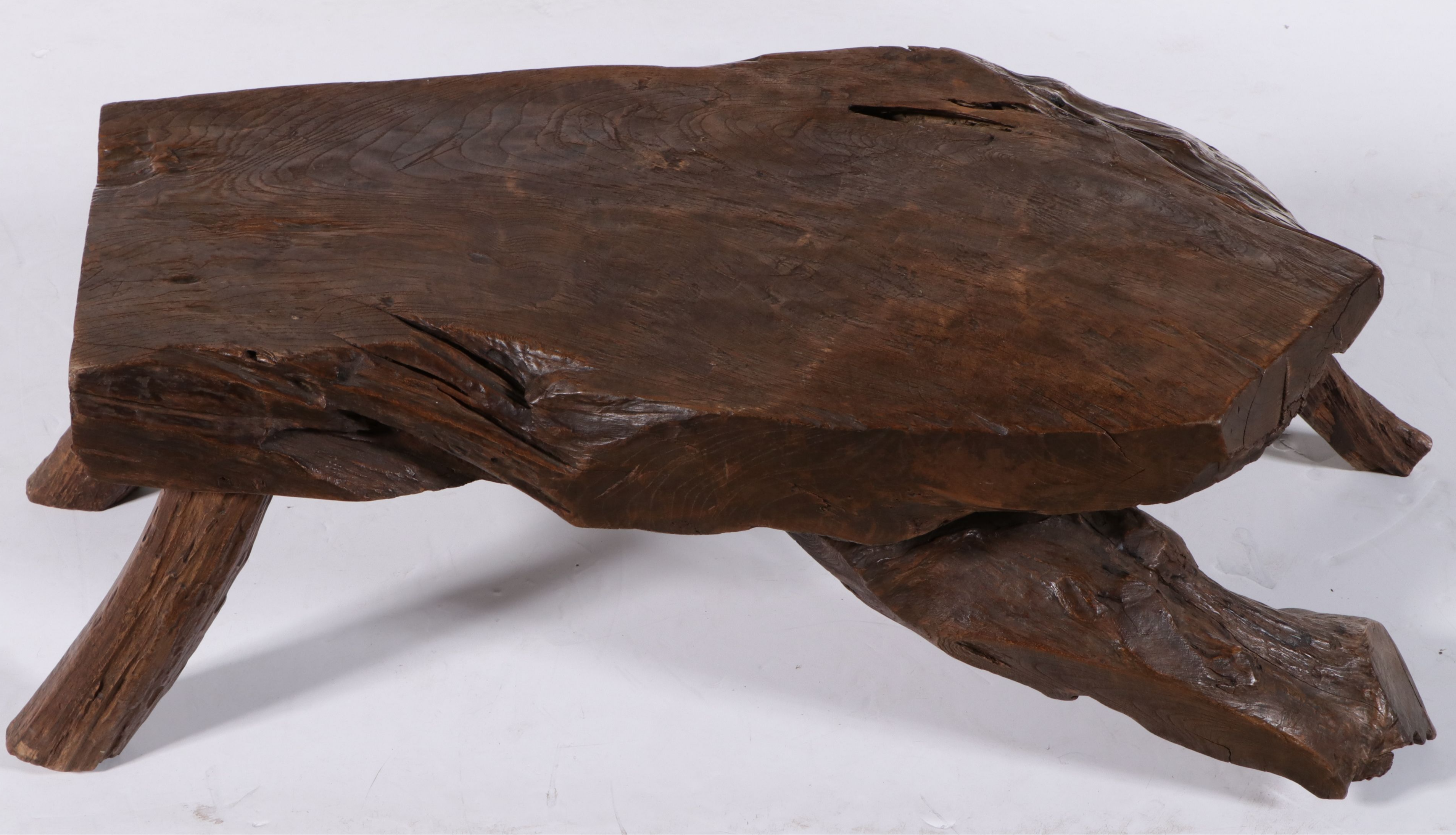 Live Edge Natural Wood Coffee Table