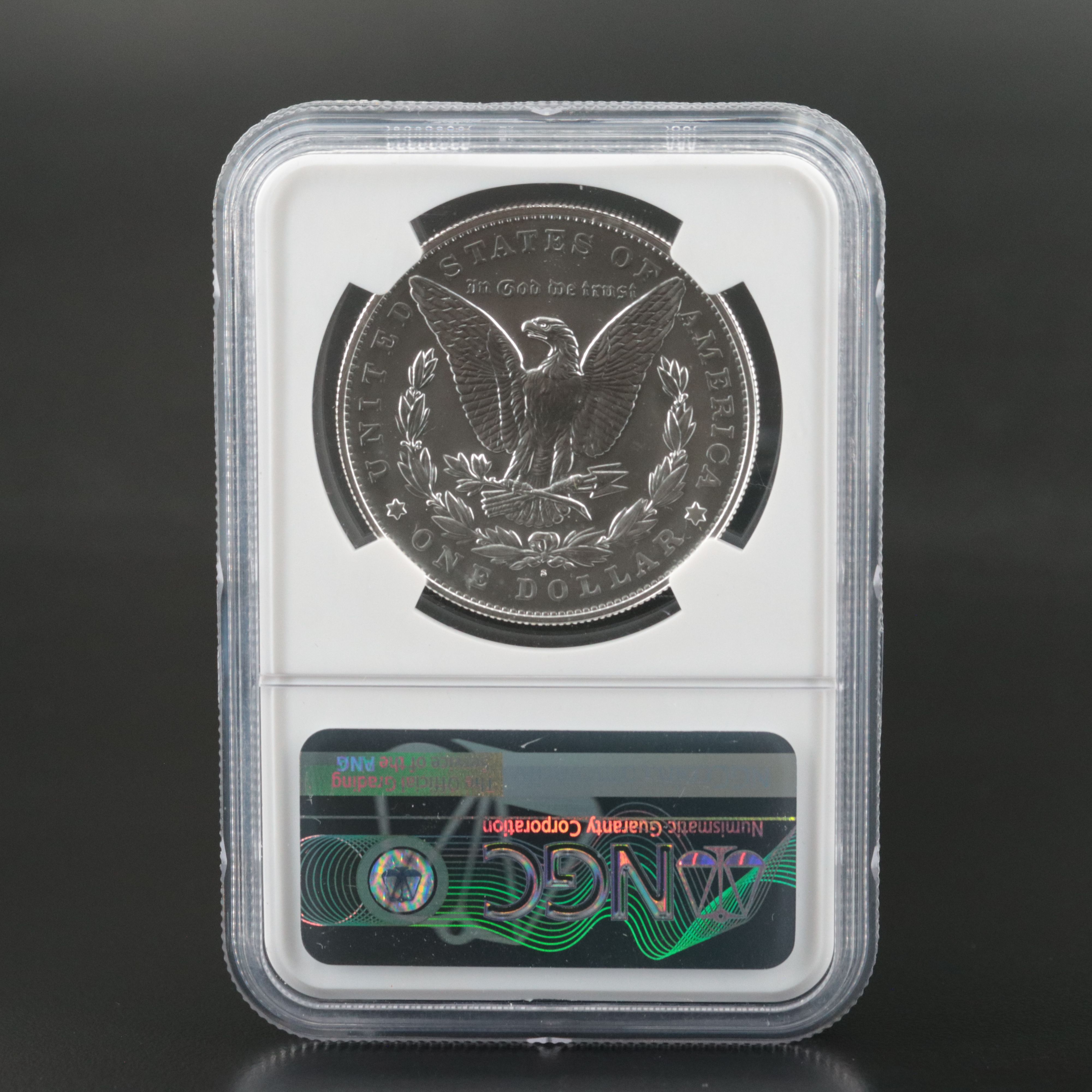 NGC Graded MS70 2021-S Morgan Silver Dollar, First Day of Issue