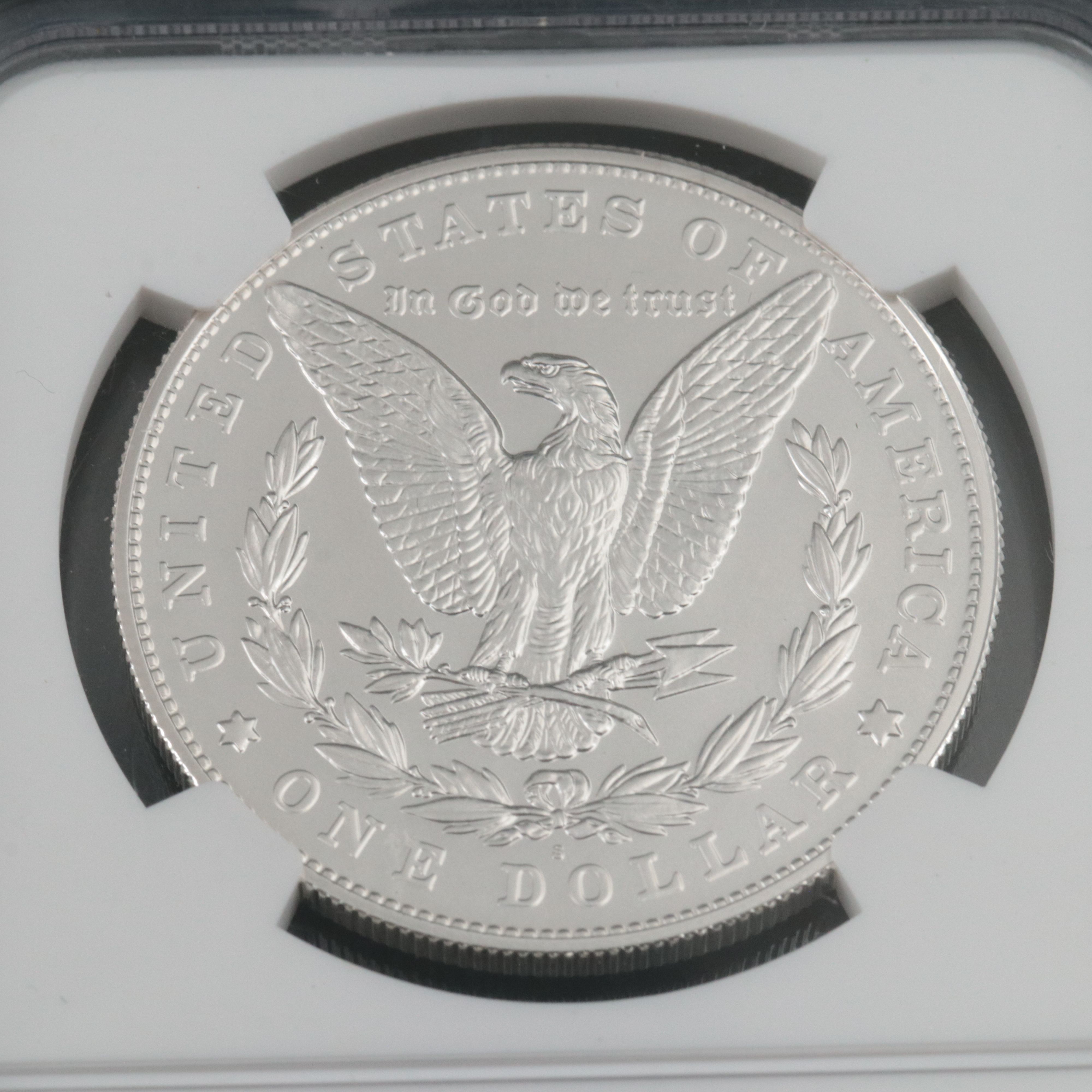 NGC Graded MS70 2021-S Morgan Silver Dollar, First Day of Issue