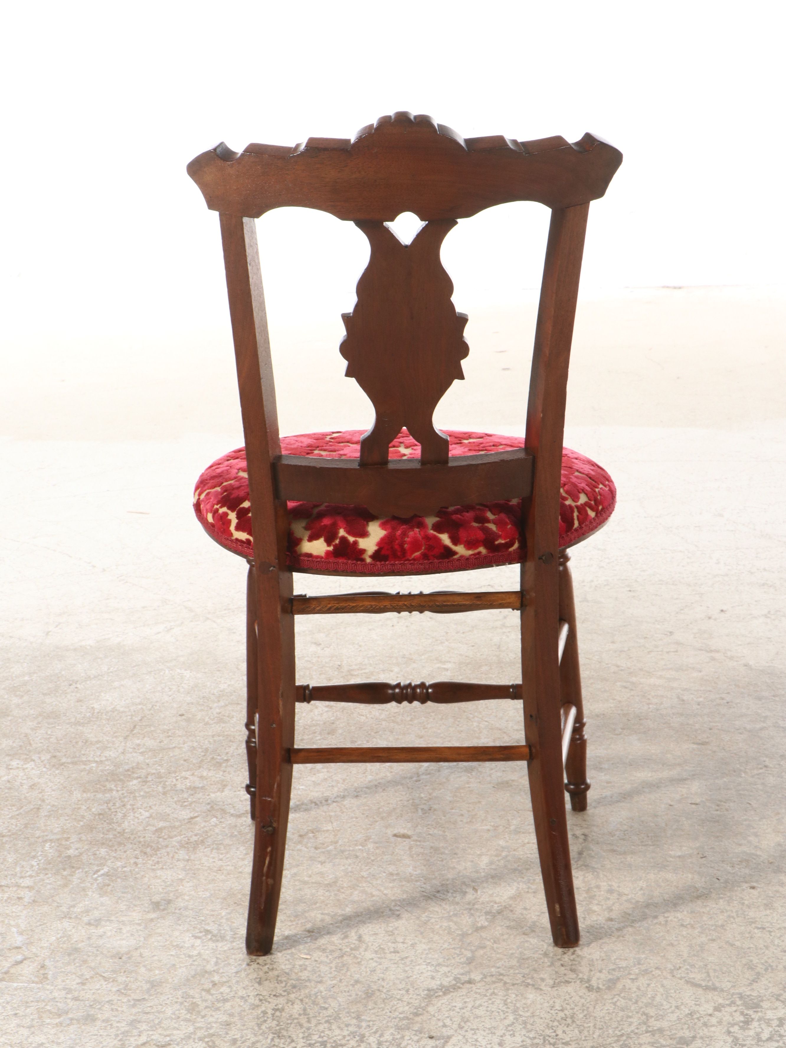 Antique Eastlake Walnut Side Chair