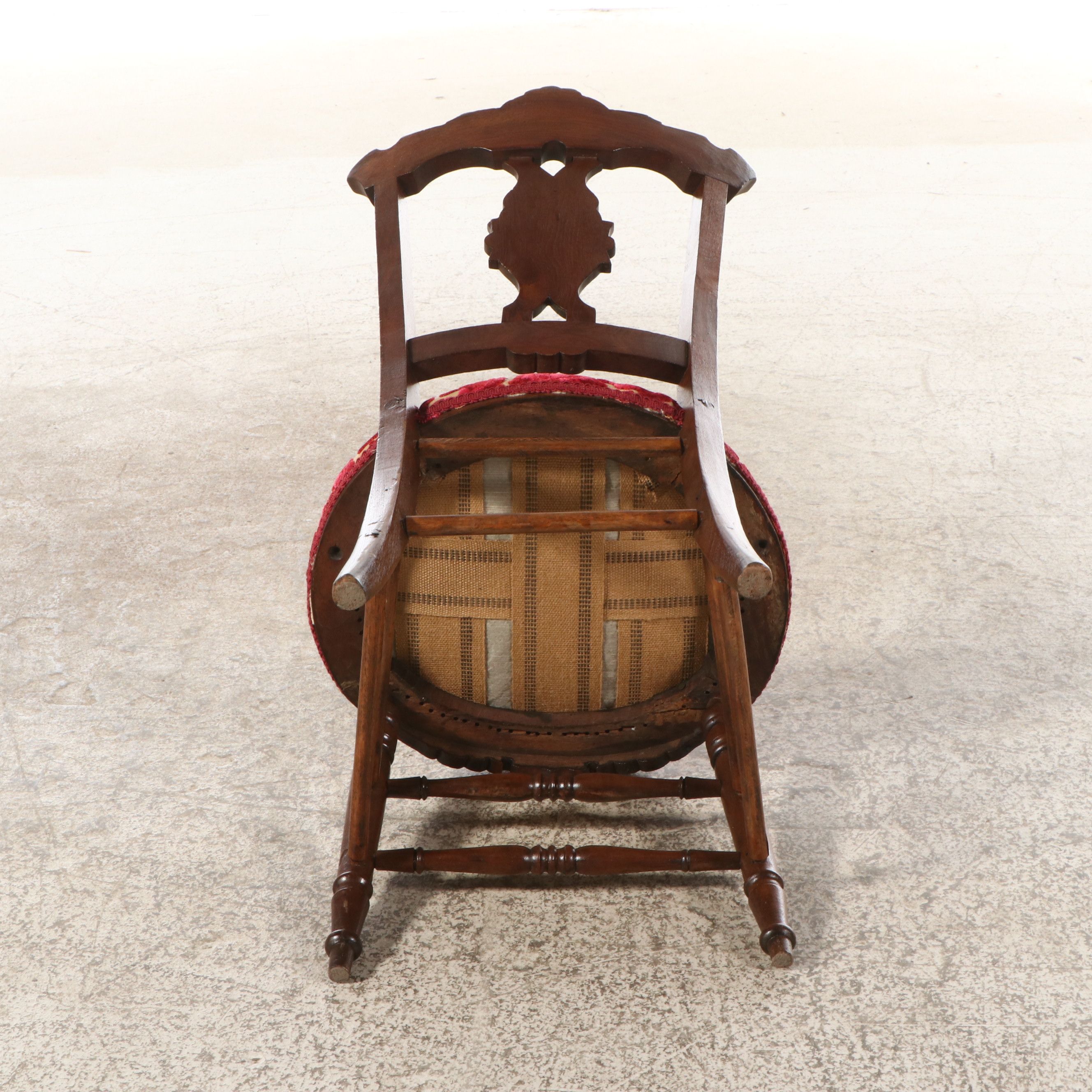 Antique Eastlake Walnut Side Chair