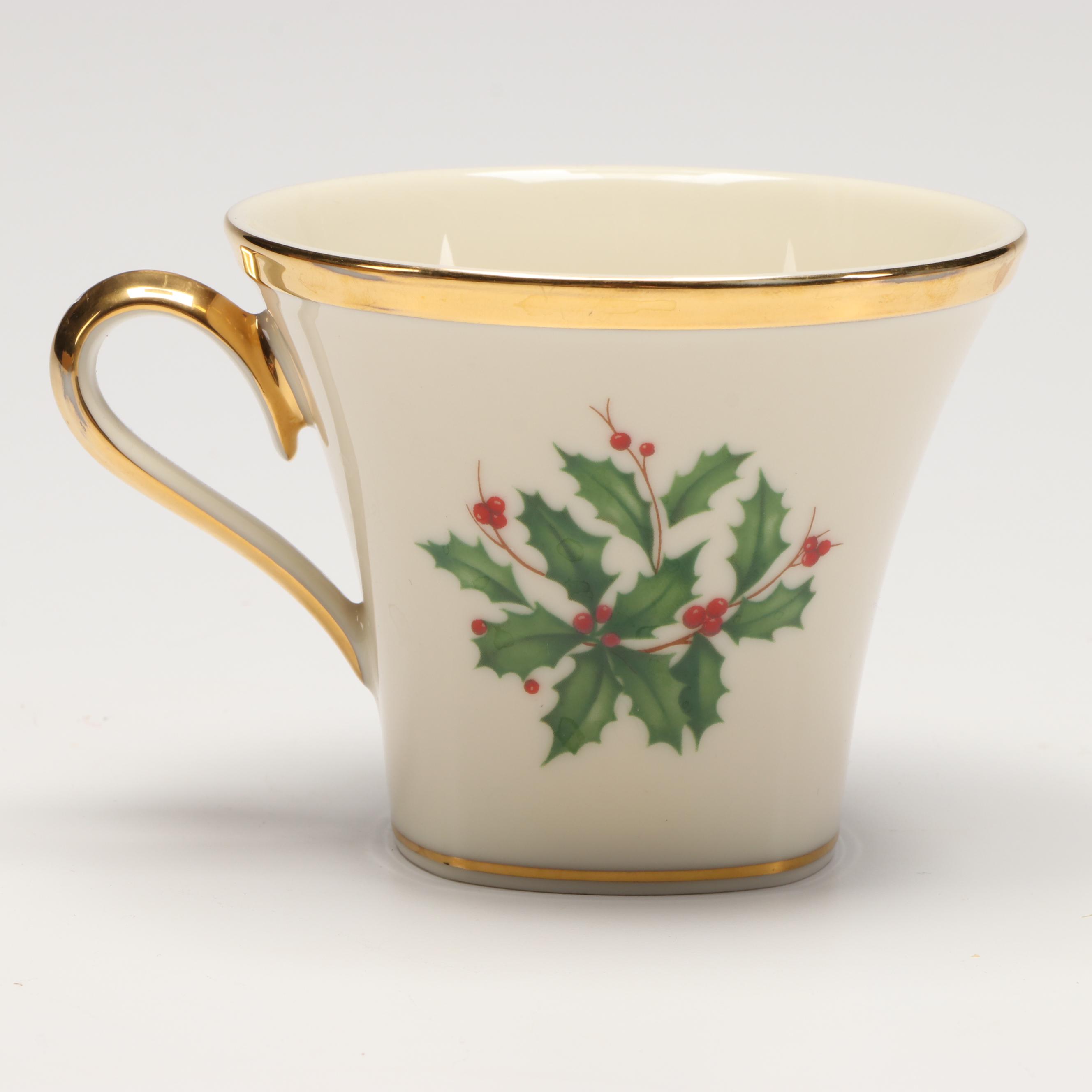 Lenox "Holiday" Collection Porcelain Centerpiece Bowl and More Dinnerware