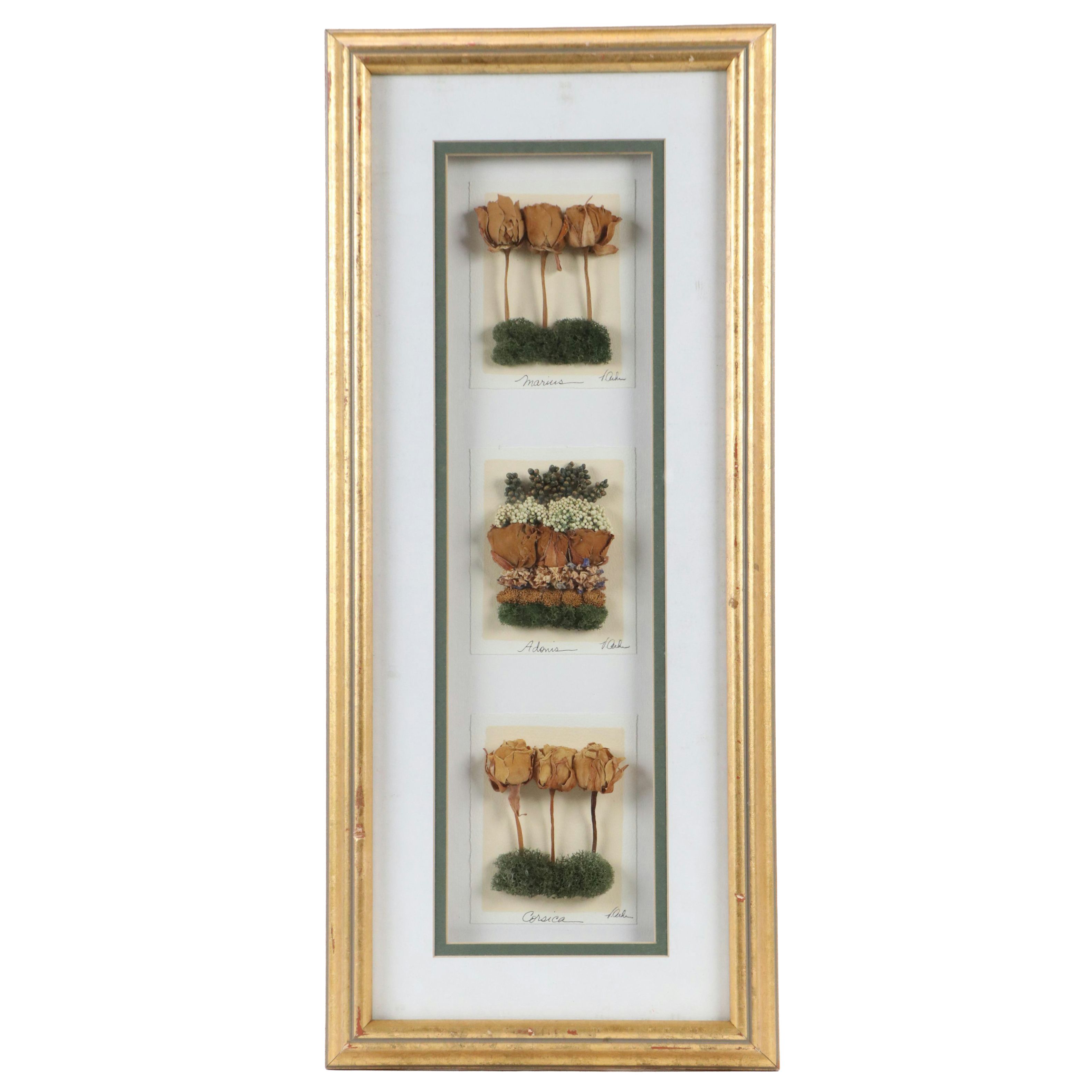 Dried Flowers Composition, Late 20th or 21st Century