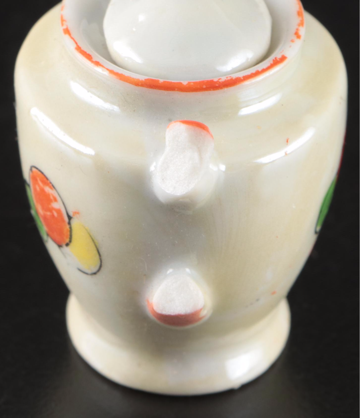 Japanese Porcelain Lusterware Play Tea Set, Early to Mid-20th Century