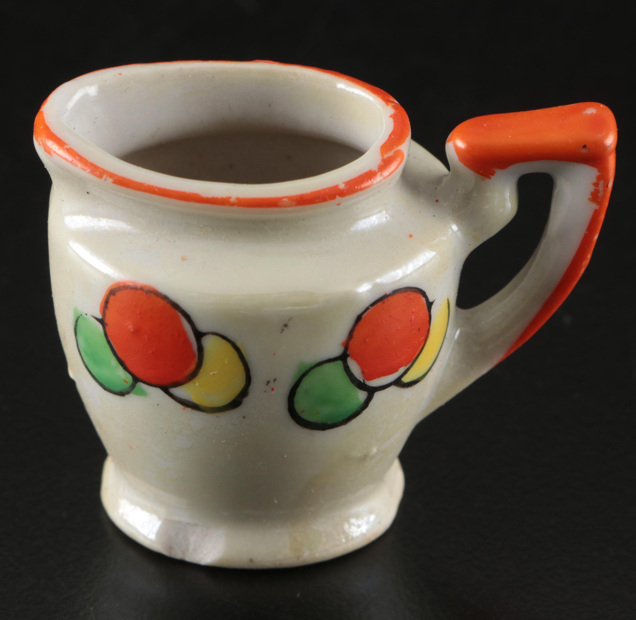 Japanese Porcelain Lusterware Play Tea Set, Early to Mid-20th Century