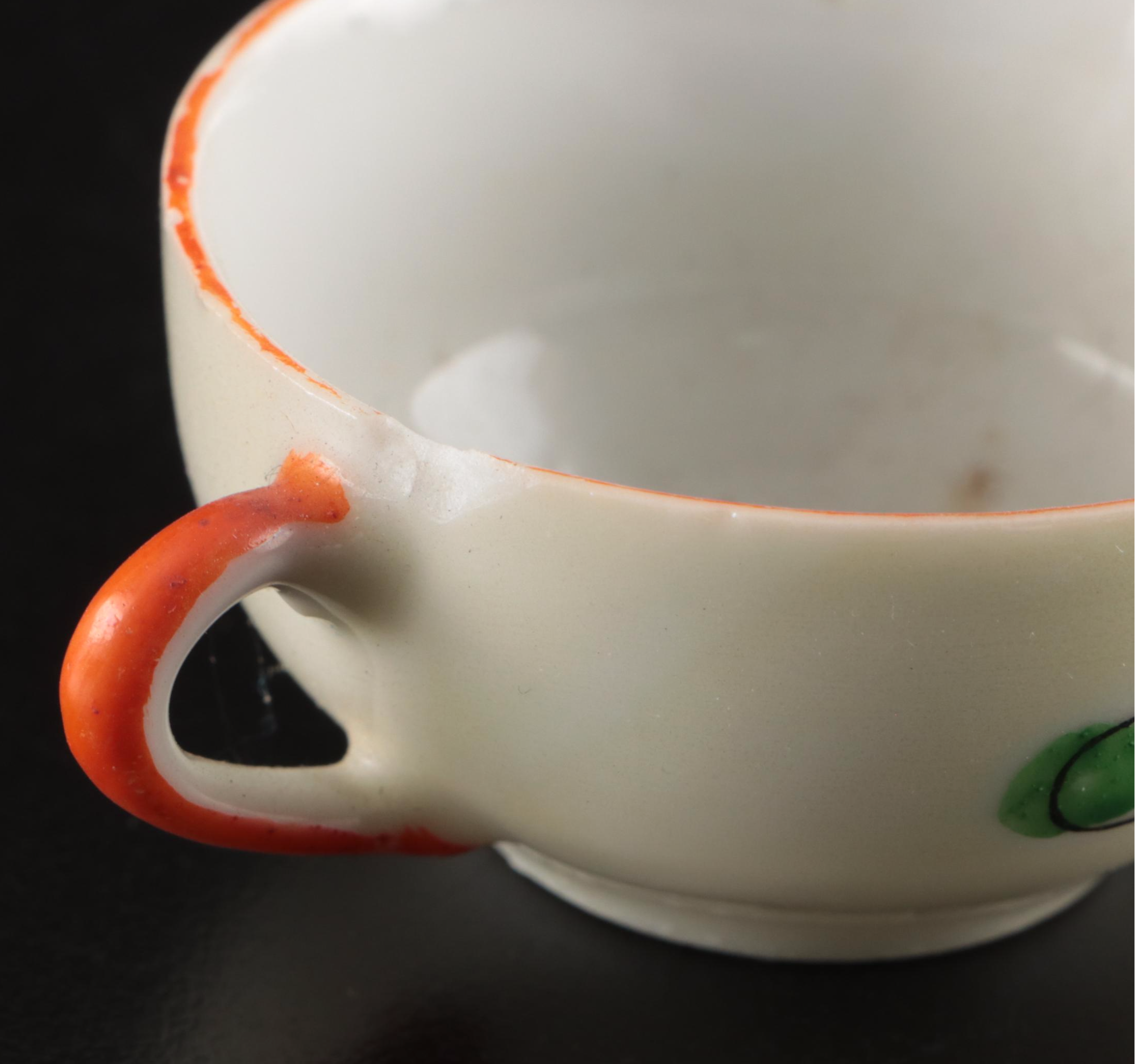 Japanese Porcelain Lusterware Play Tea Set, Early to Mid-20th Century