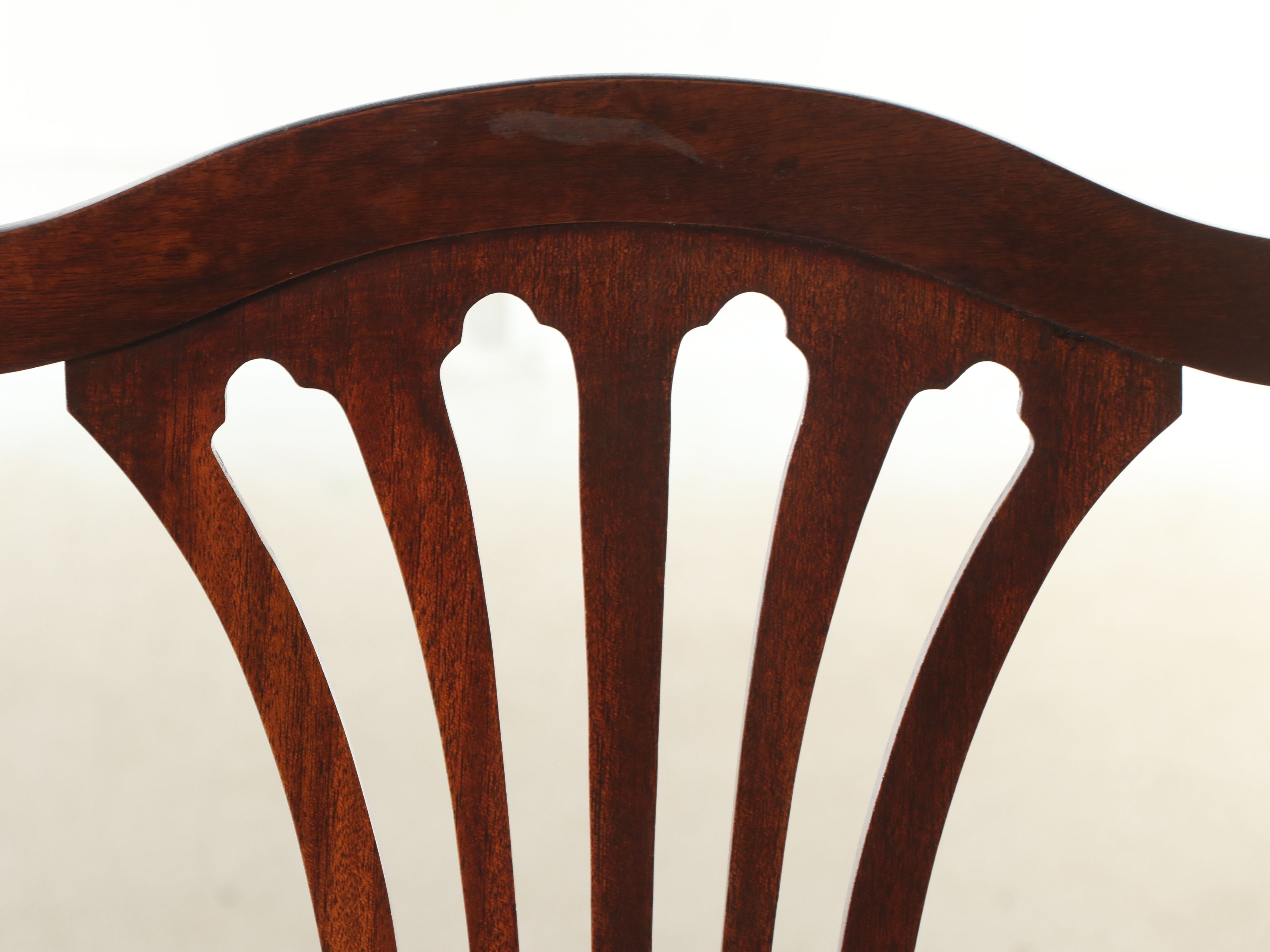 Chippendale Style Mahogany Armchair, 20th Century