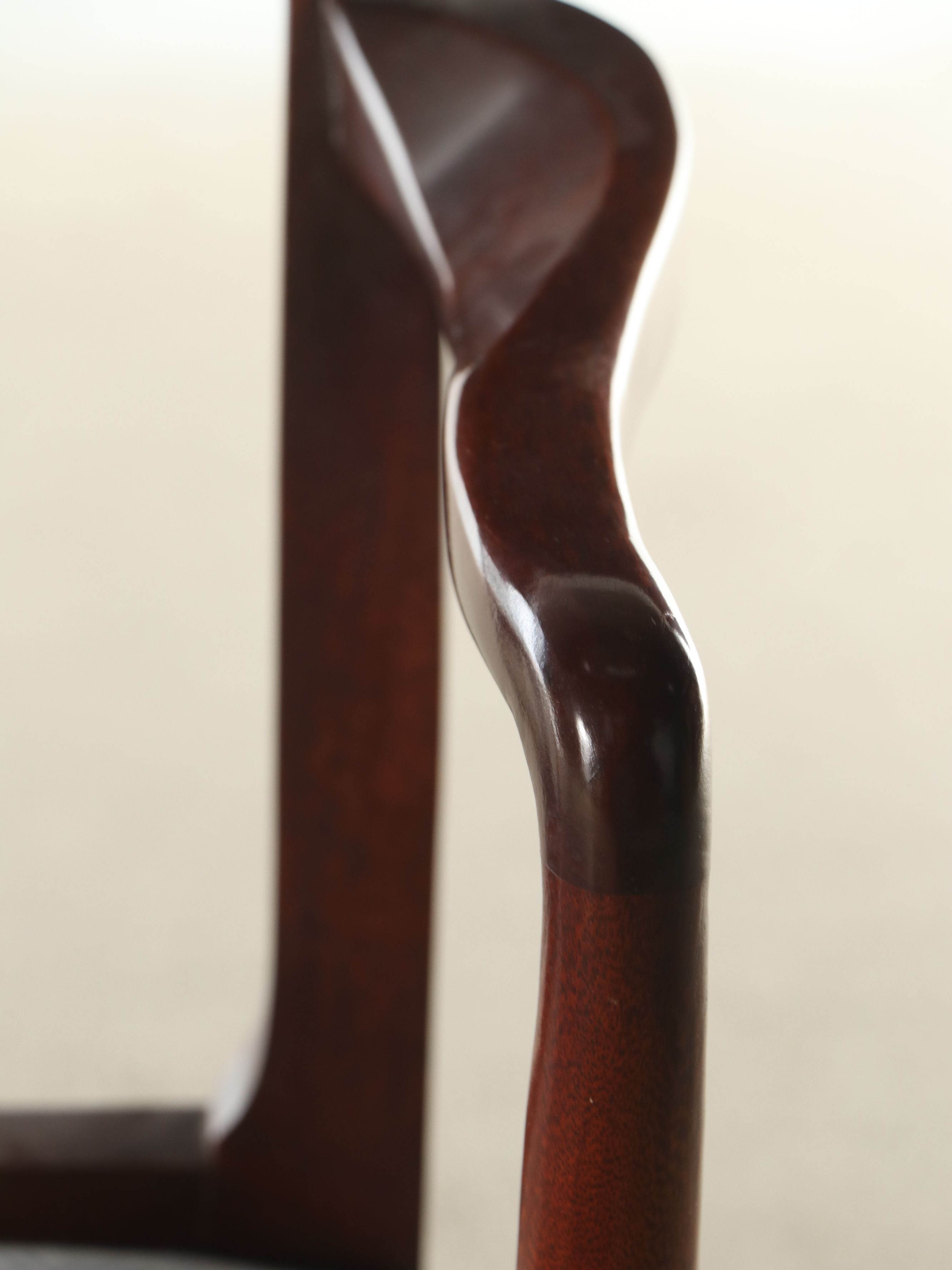 Chippendale Style Mahogany Armchair, 20th Century