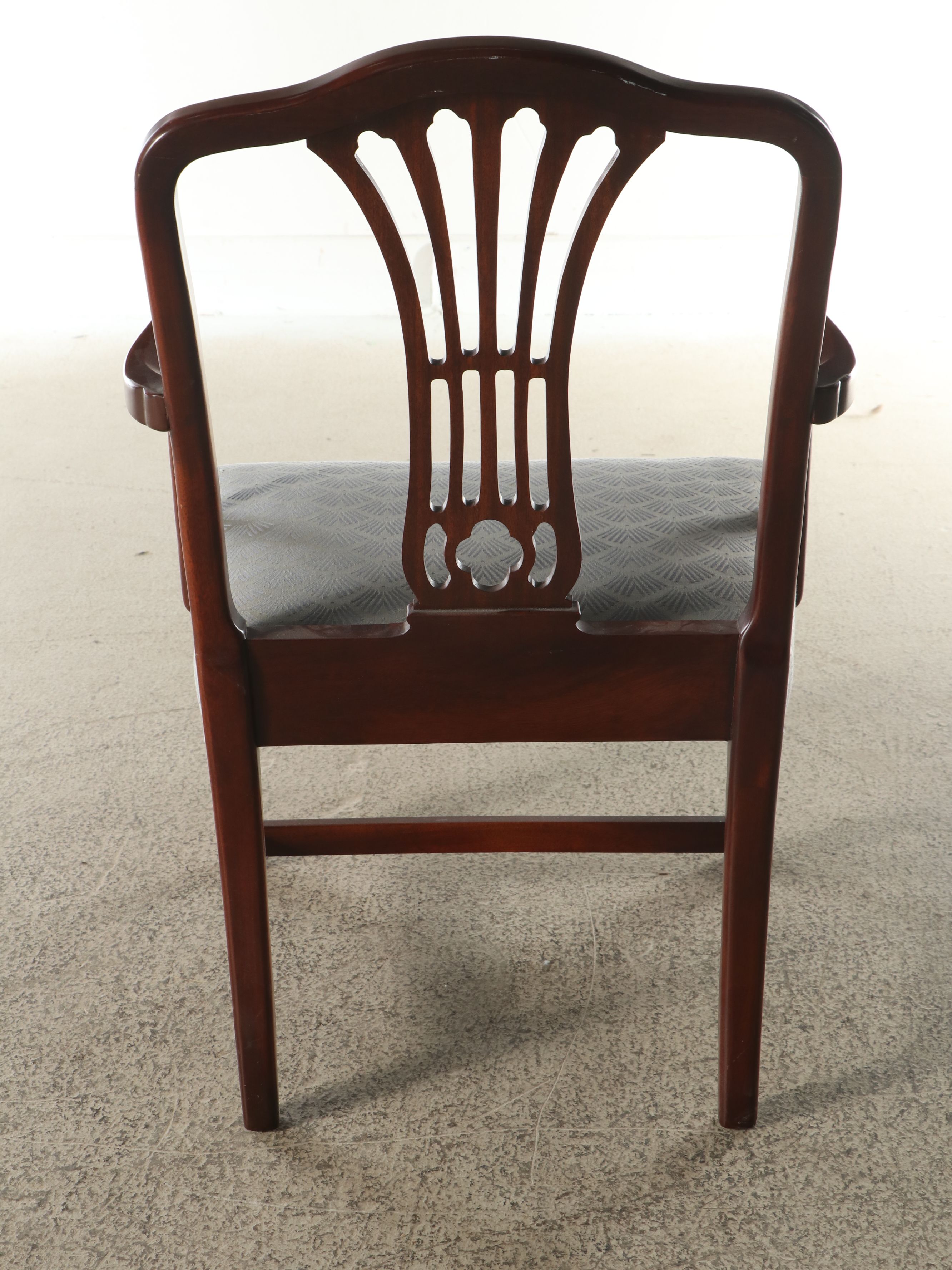 Chippendale Style Mahogany Armchair, 20th Century